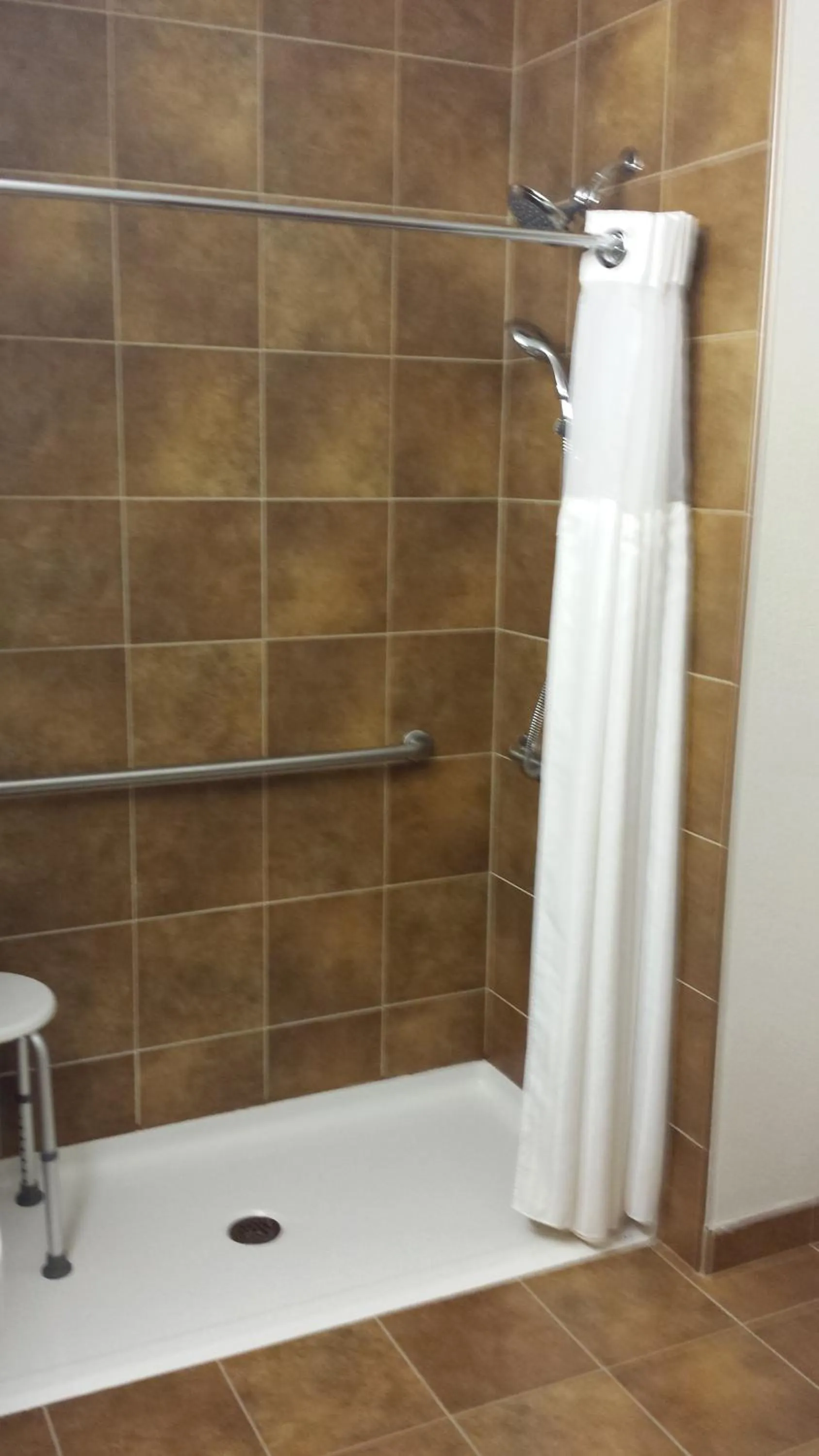 Bathroom in Pleasant Night Inn- carthage NY