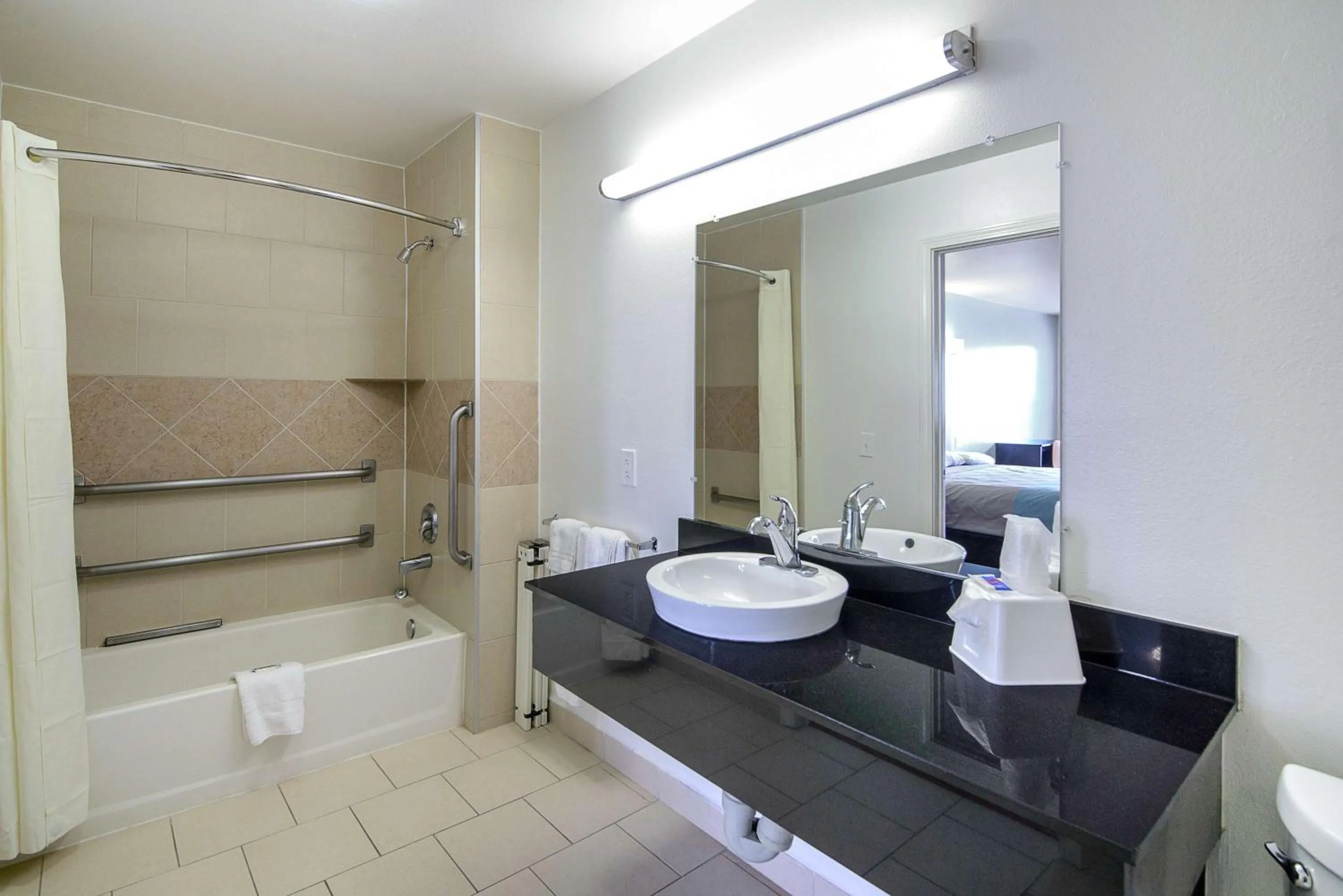 Shower in Motel 6-Canton, TX