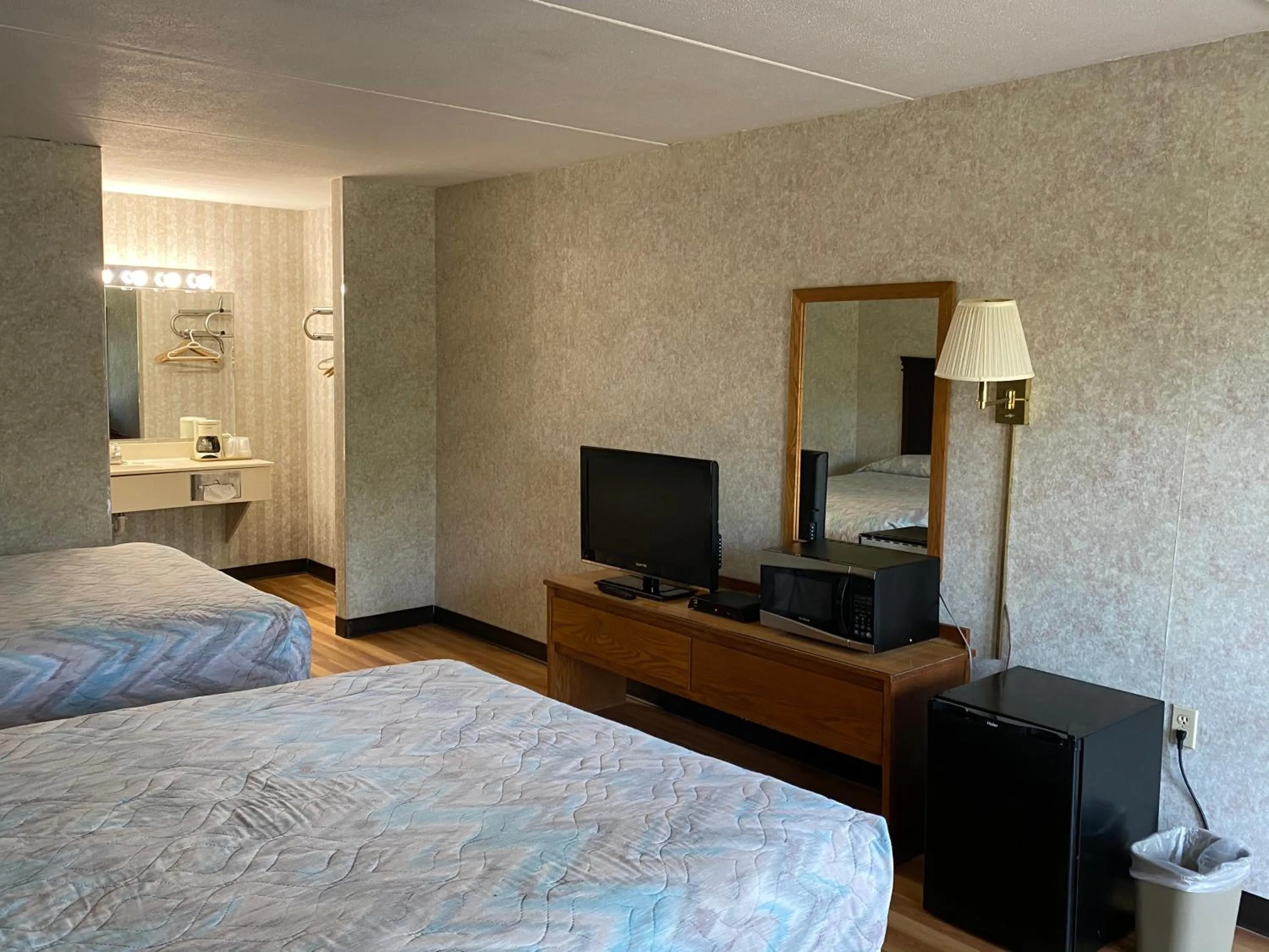 Bed in Riverfront Lodge