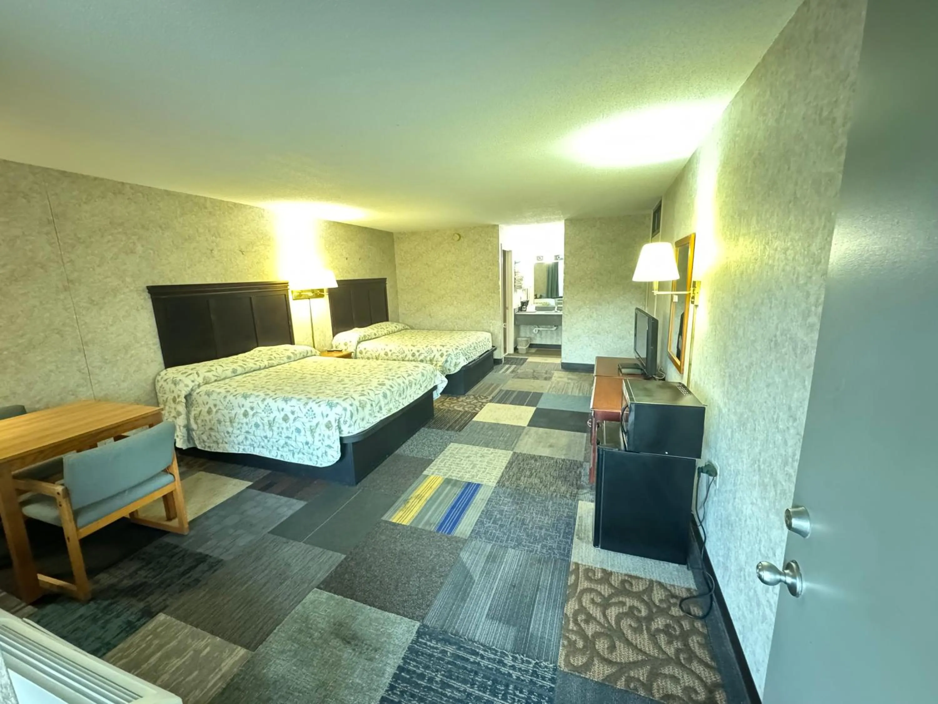 Bed in Riverfront Lodge