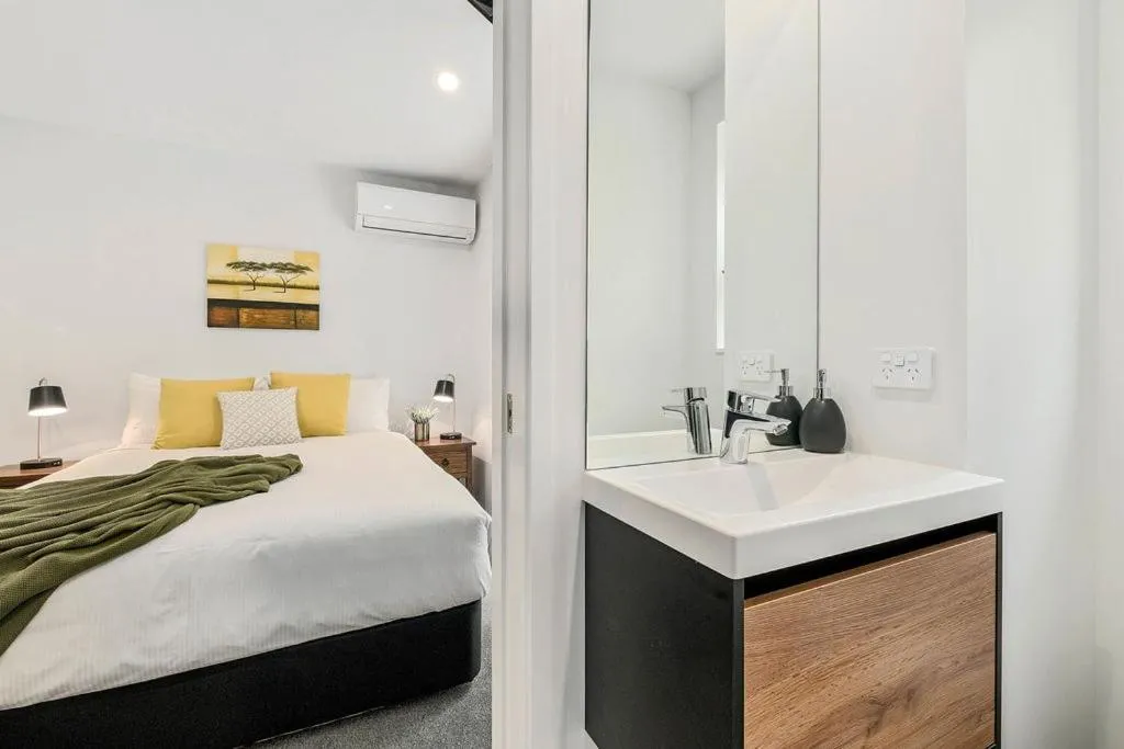 Bed in Bright, Modern, Plush - Brand New Townhouse