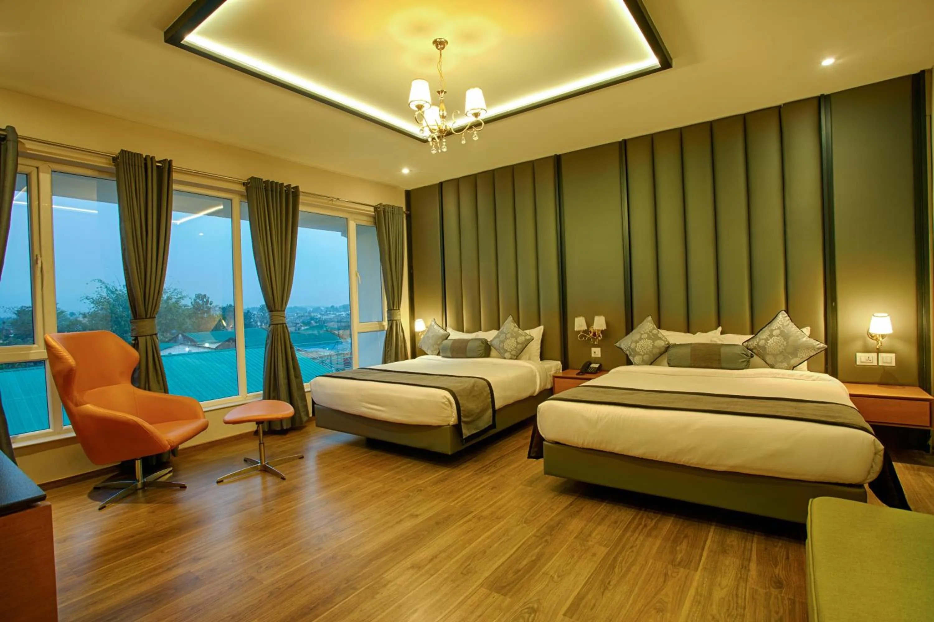 Photo of the whole room, Bed in Four Vedas Hotel & Resort