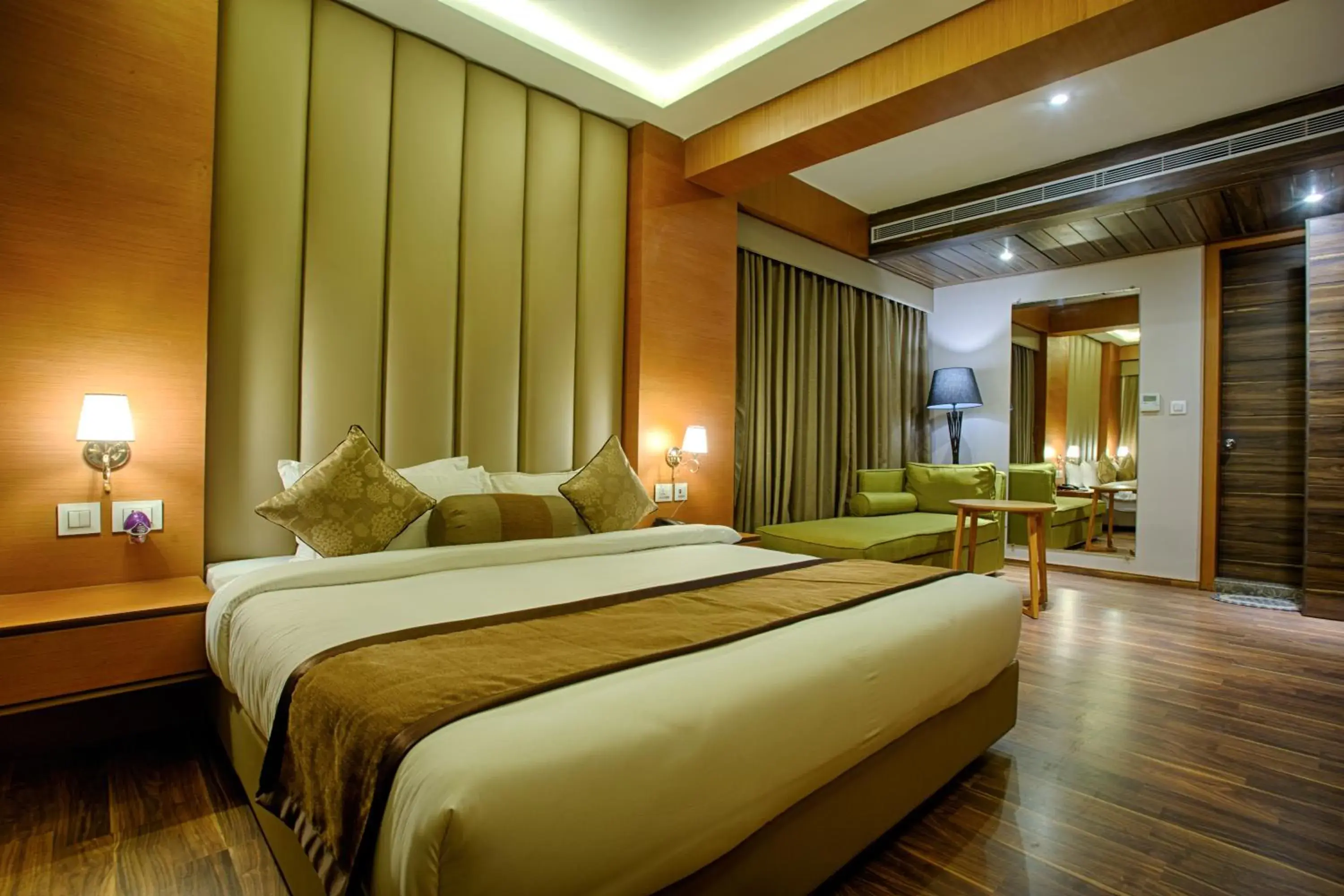 Bed in Four Vedas Hotel & Resort Bed in Four Vedas Hotel & Resort