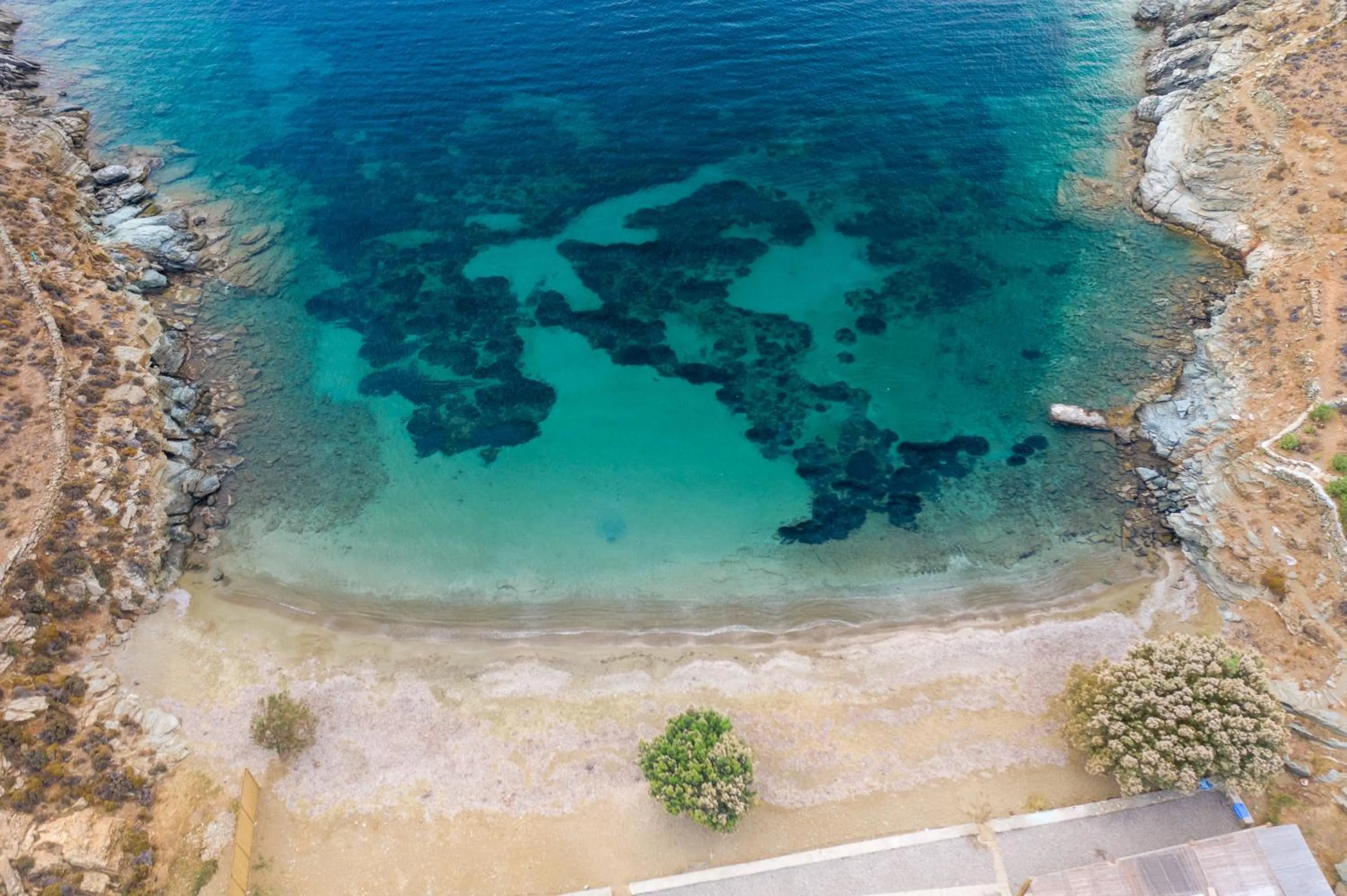 Beach in Phos Villas Tinos