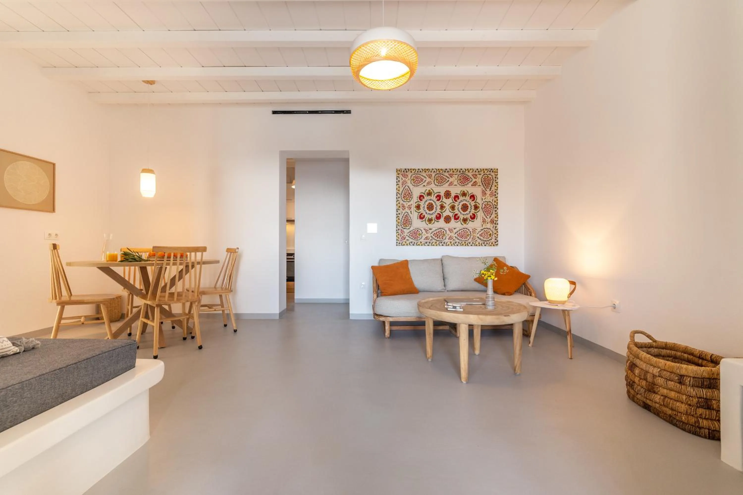 Living room in Phos Villas Tinos