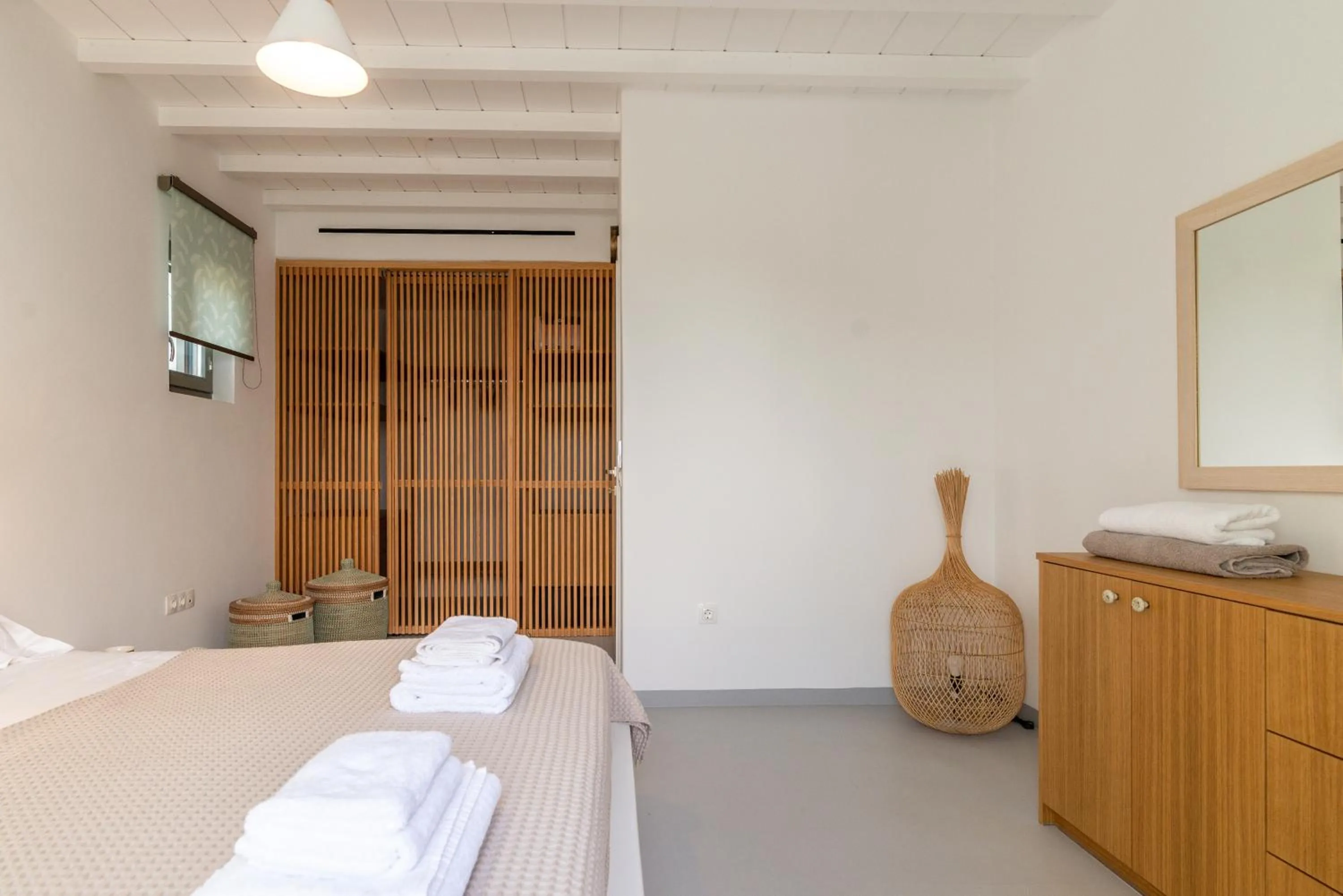 Bed in Phos Villas Tinos