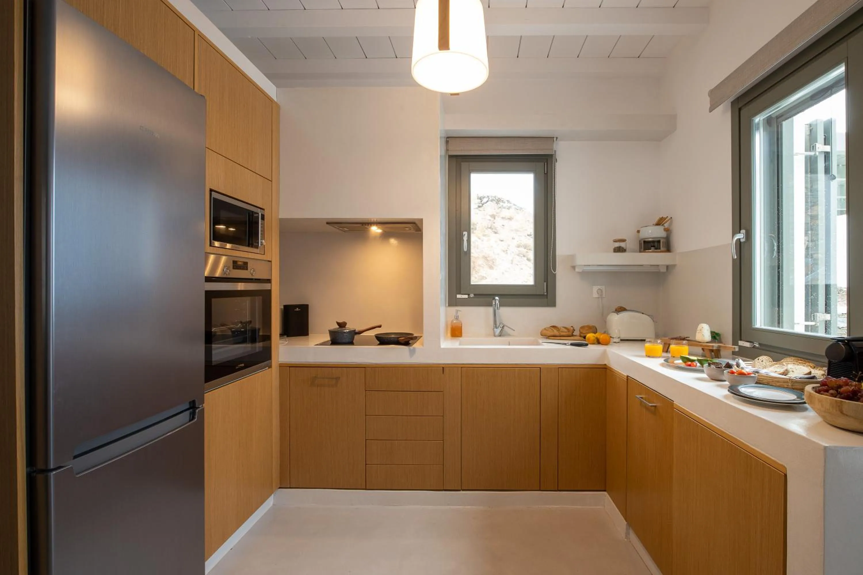 Kitchen or kitchenette in Phos Villas Tinos