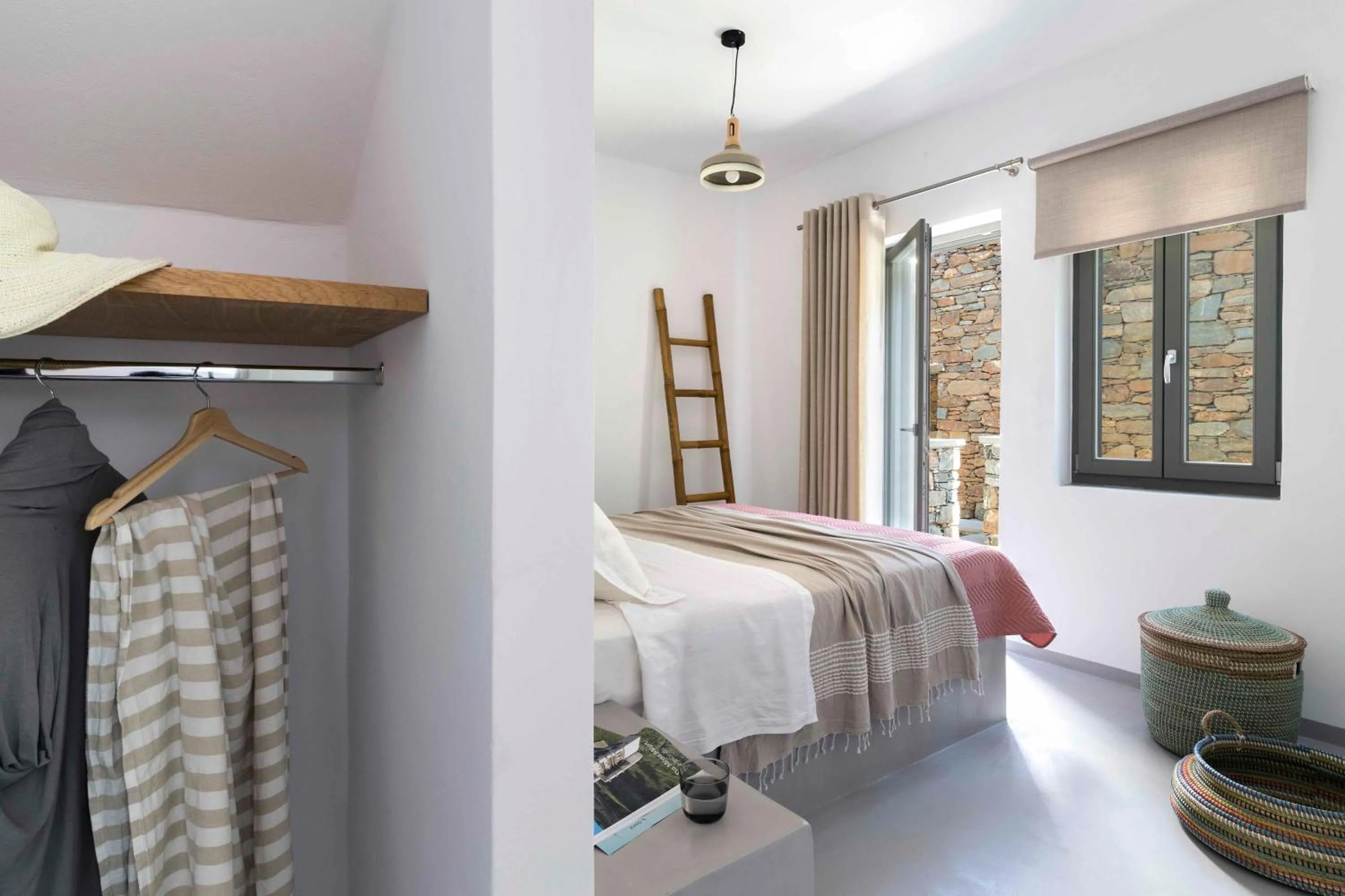 Bed in Phos Villas Tinos