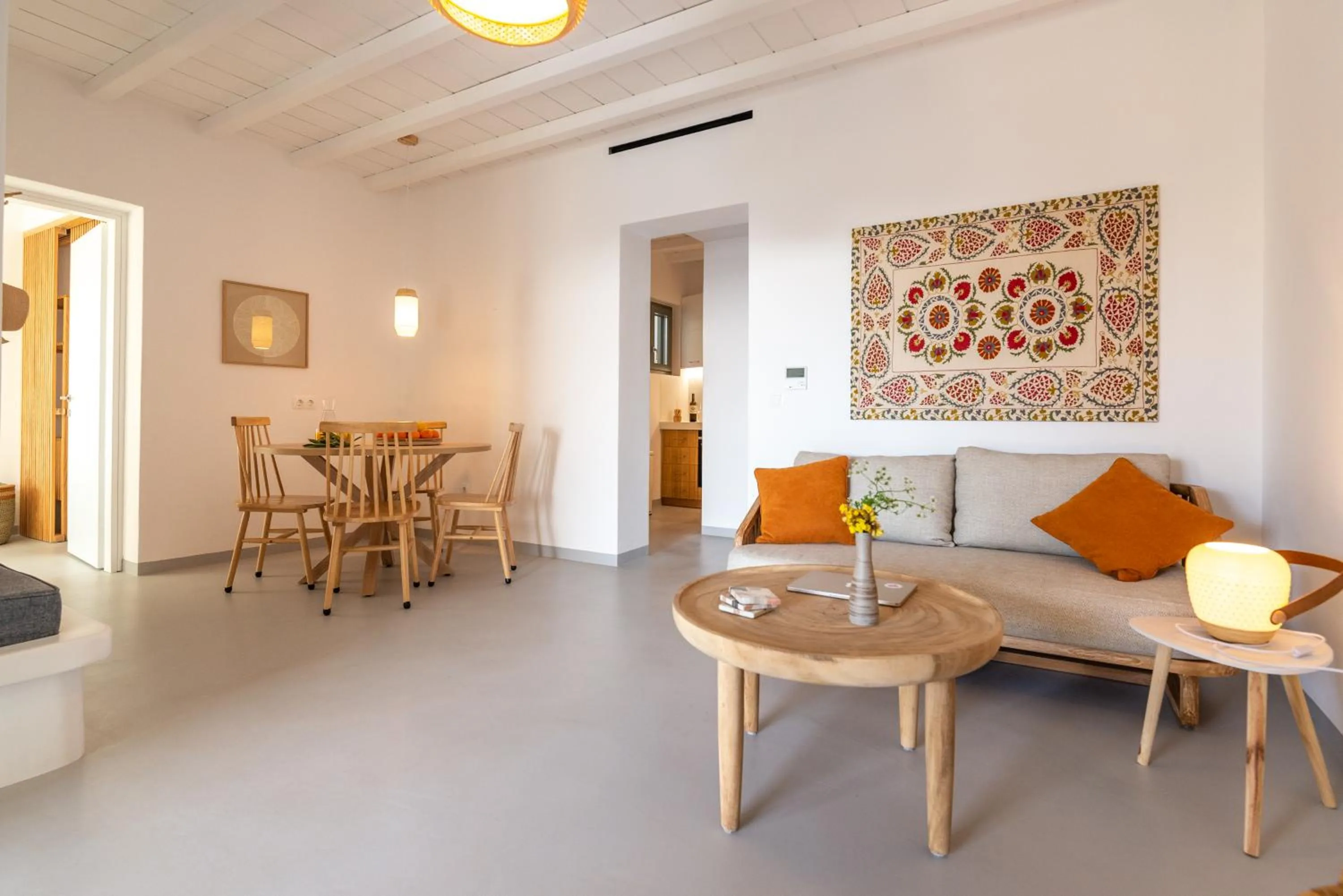 Living room in Phos Villas Tinos