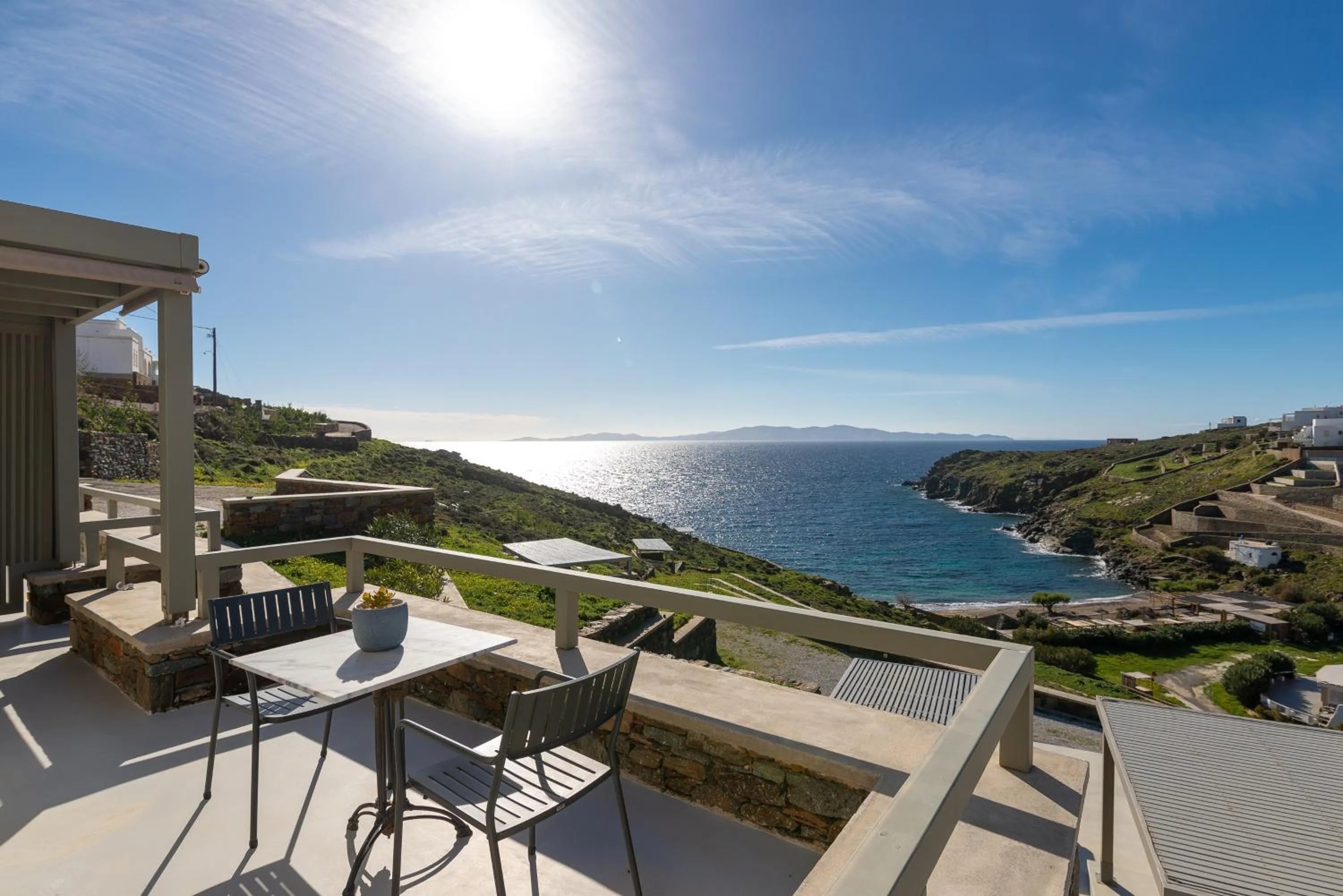 Balcony/Terrace in Phos Villas Tinos