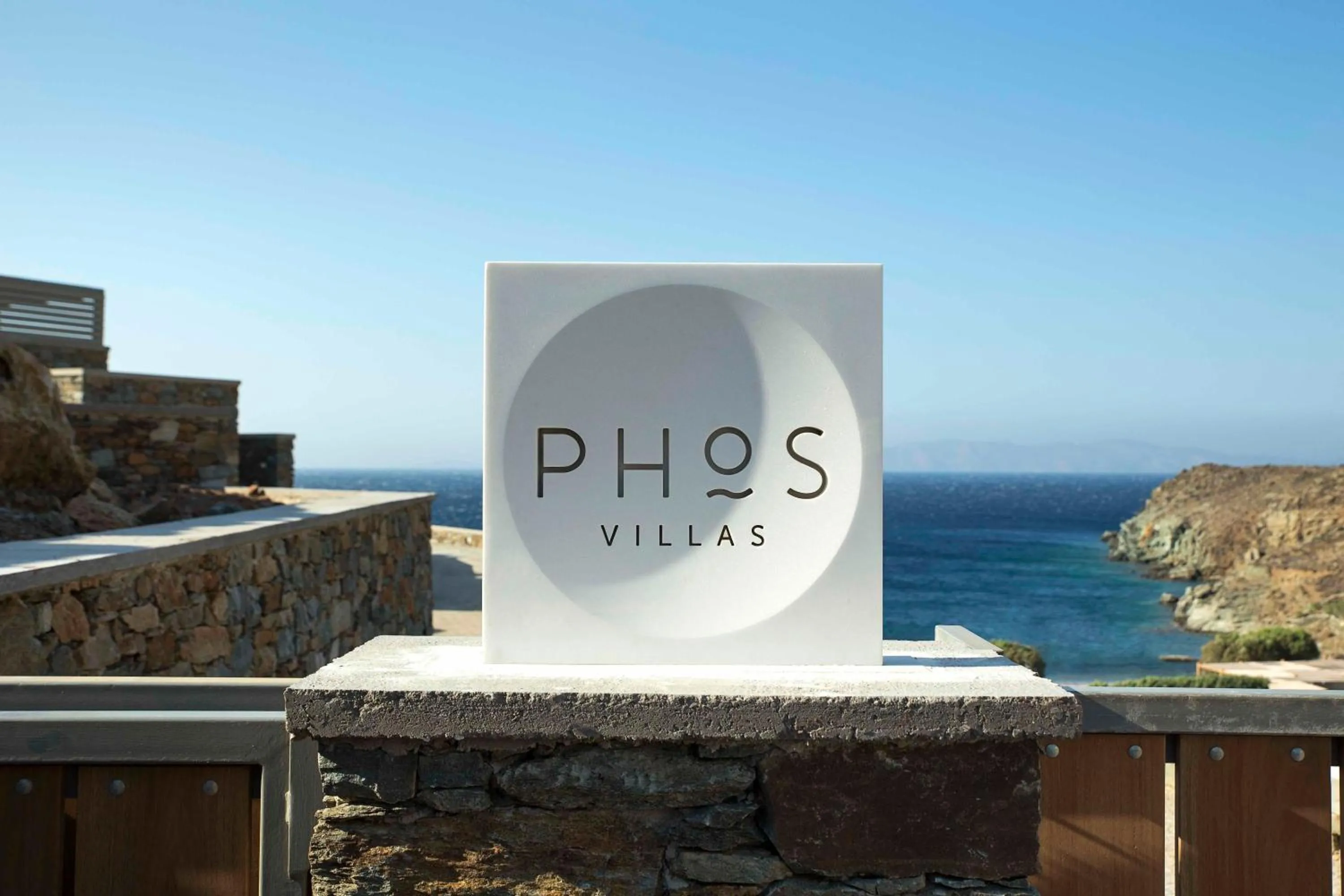 Logo/Certificate/Sign in Phos Villas Tinos