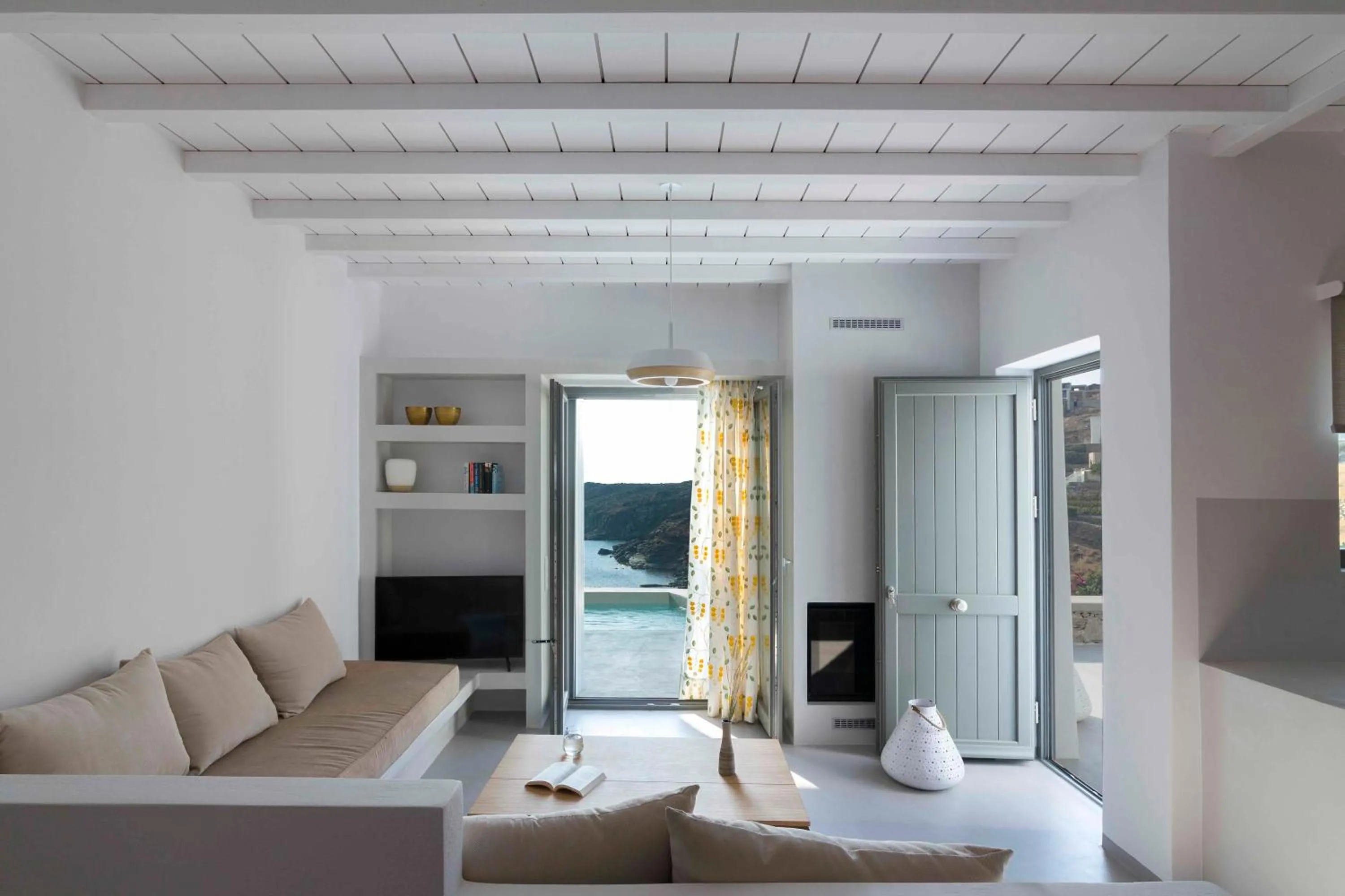 Living room in Phos Villas Tinos