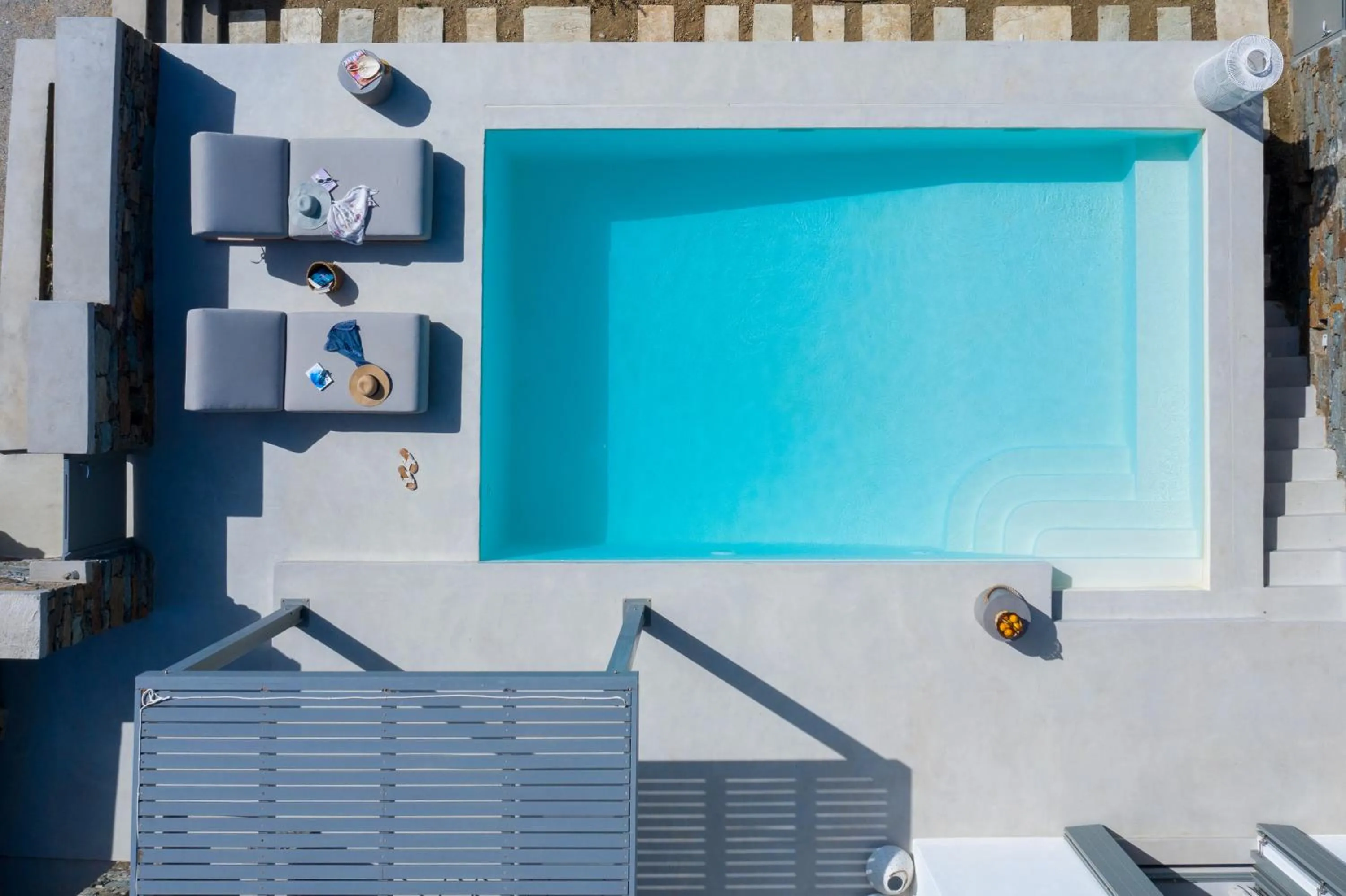 Swimming pool in Phos Villas Tinos