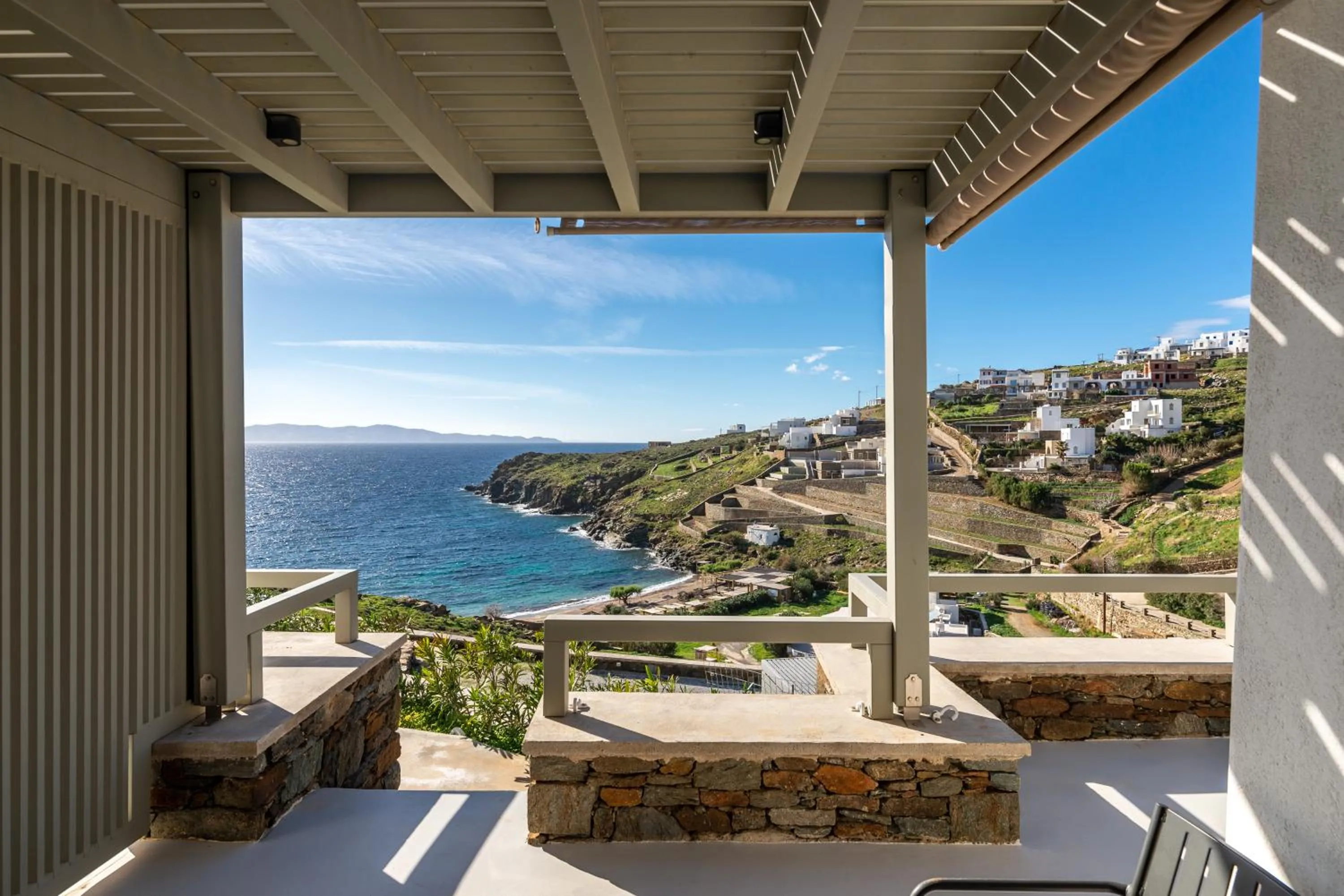 Balcony/Terrace in Phos Villas Tinos