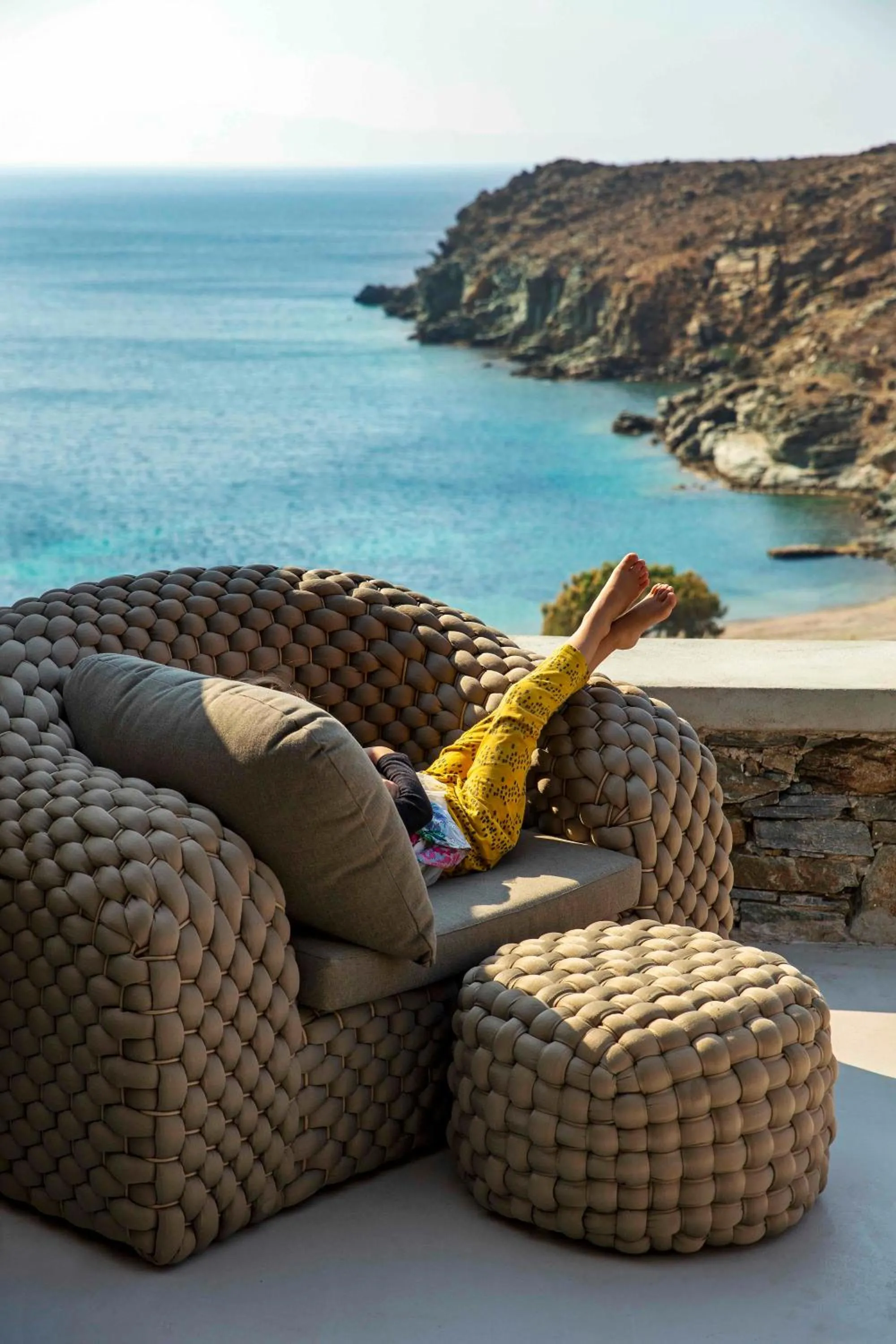 Balcony/Terrace in Phos Villas Tinos