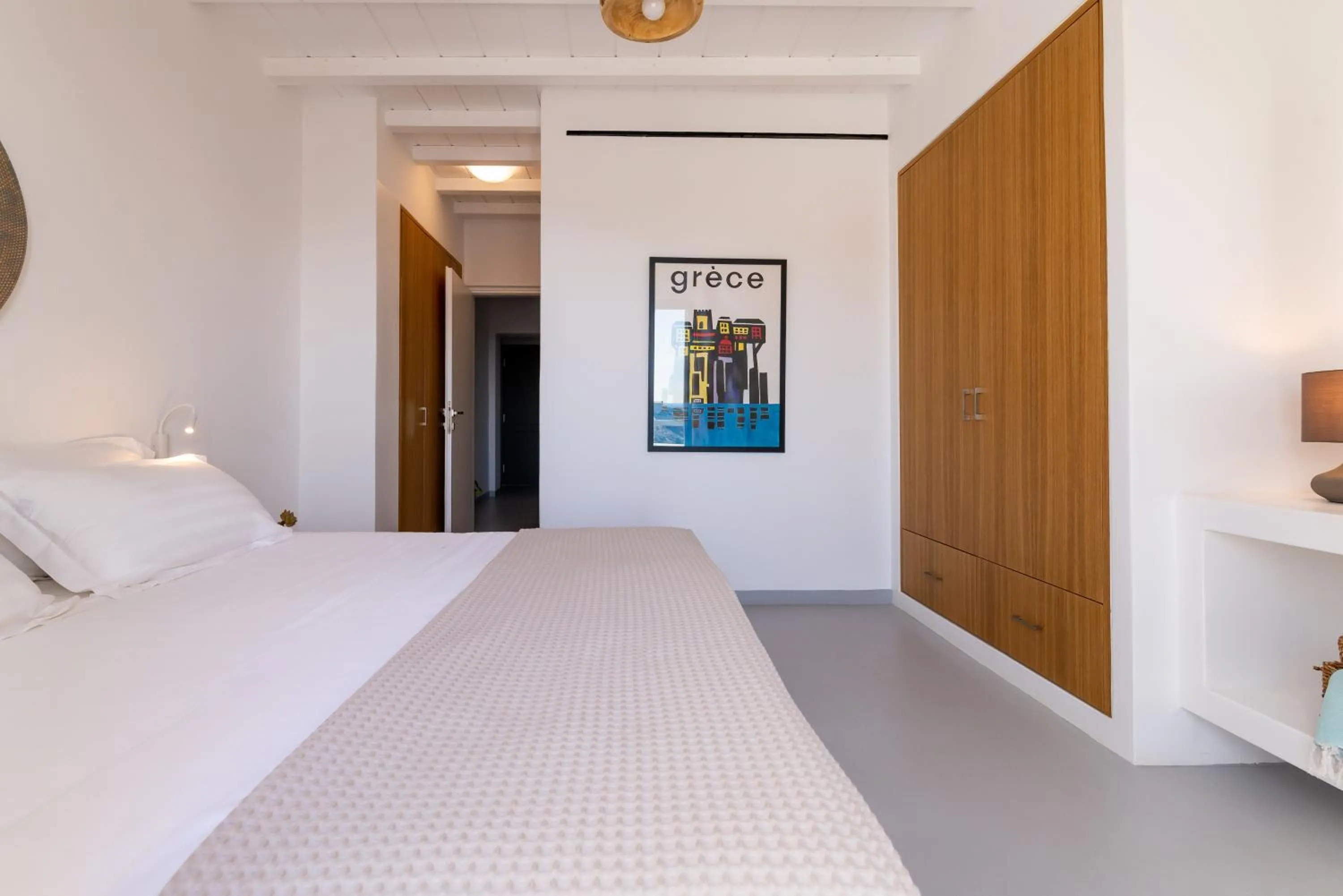 Bed in Phos Villas Tinos