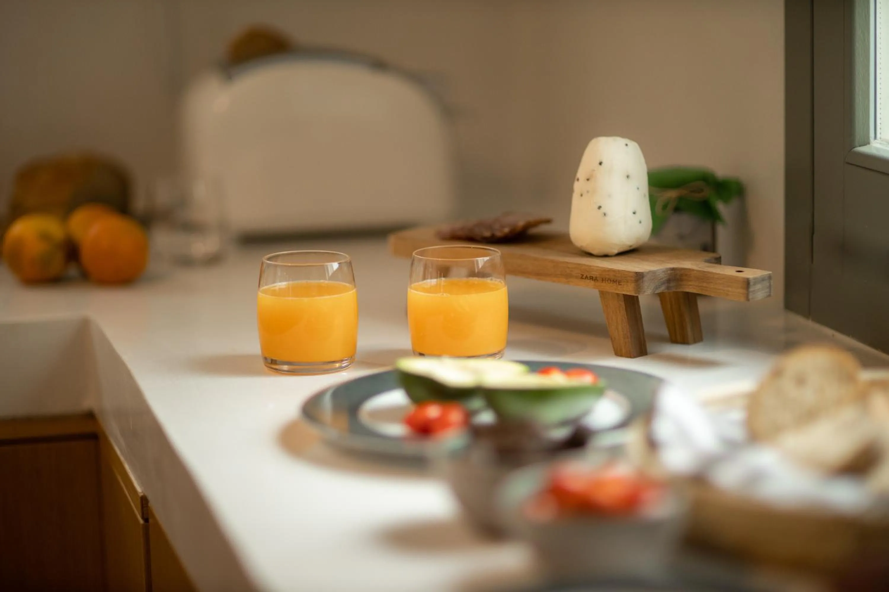 Food in Phos Villas Tinos