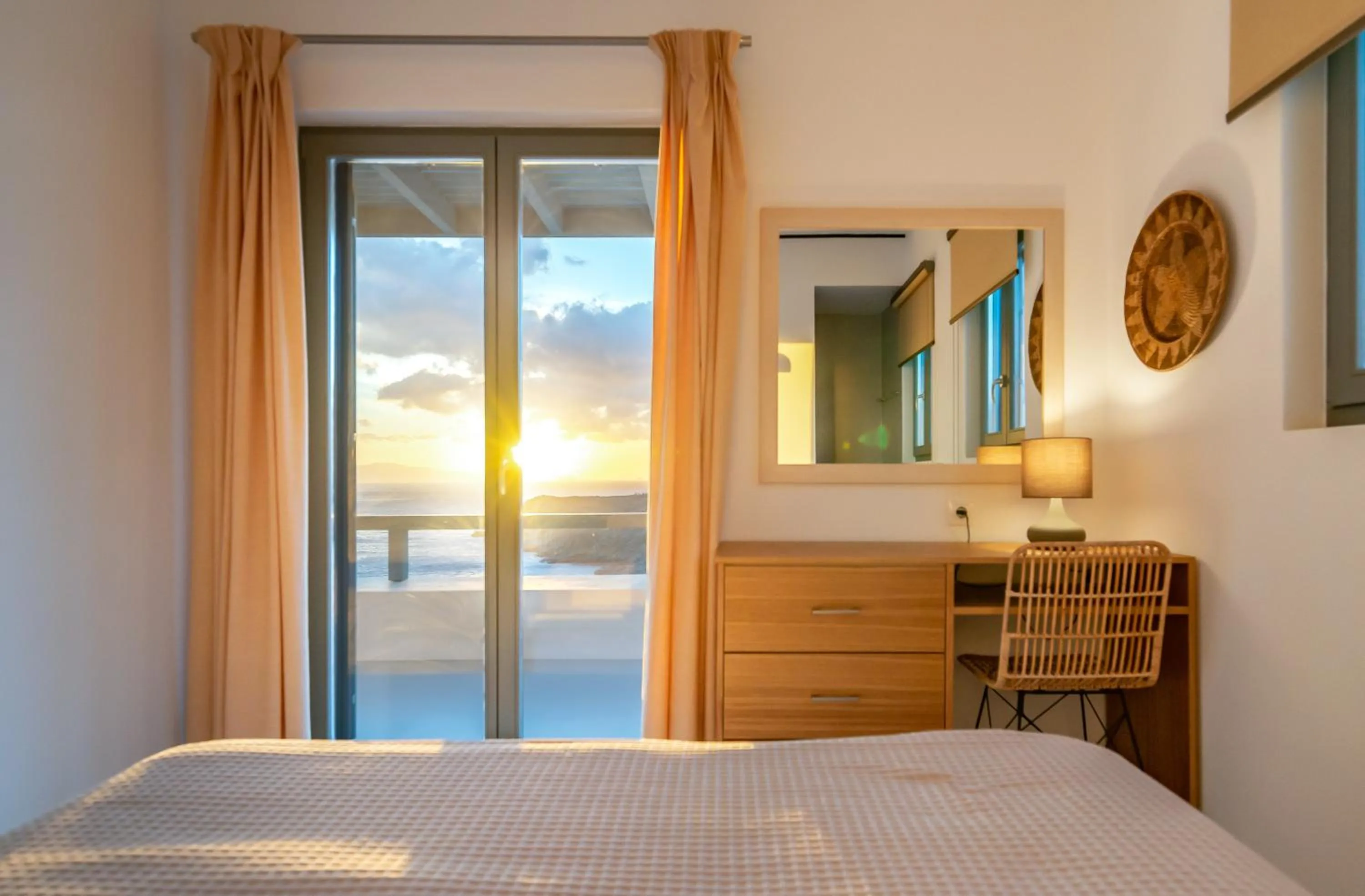 Bedroom, Bed in Phos Villas Tinos