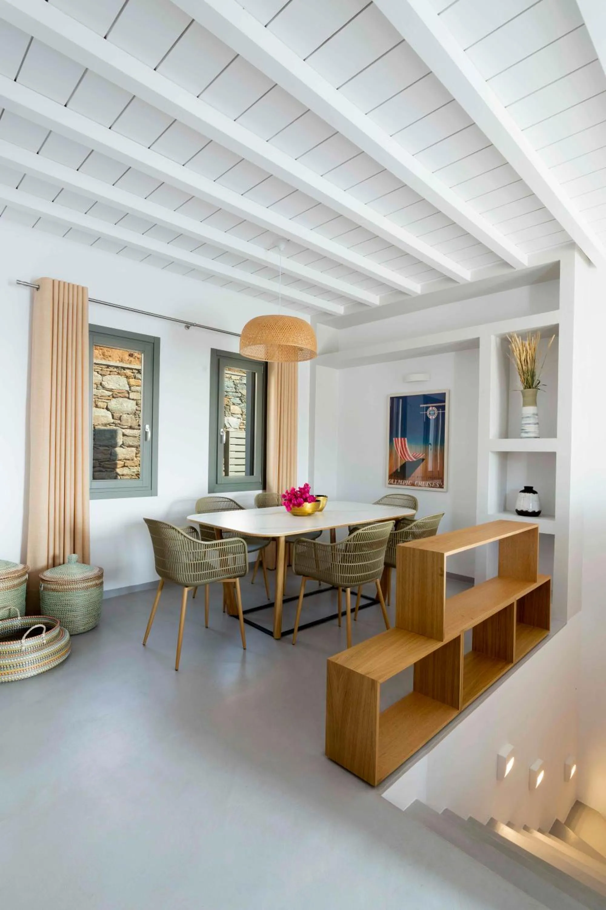 Living room in Phos Villas Tinos