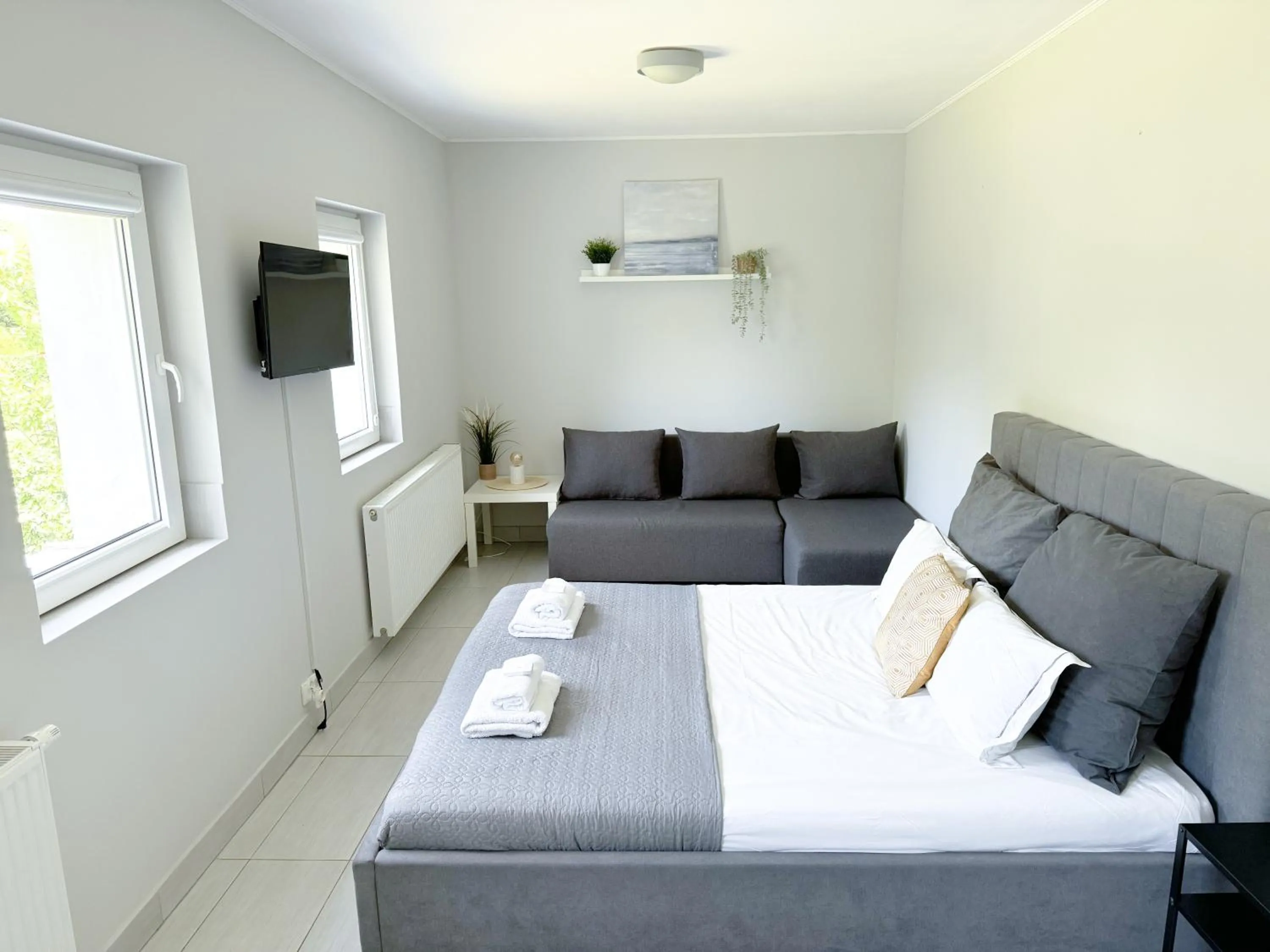 Bed in Pokoje Gościnne Przy Molo