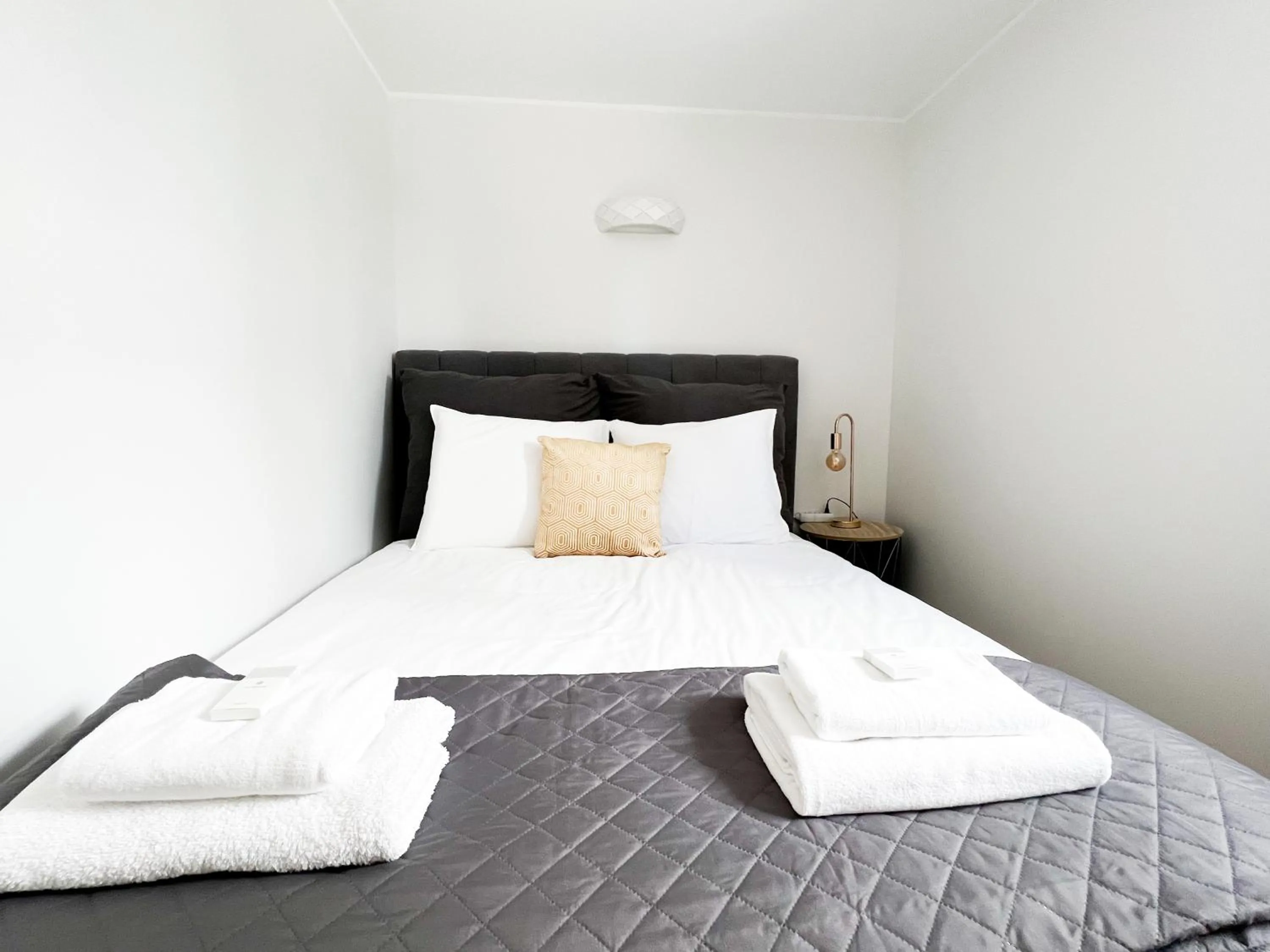 Bed in Pokoje Gościnne Przy Molo