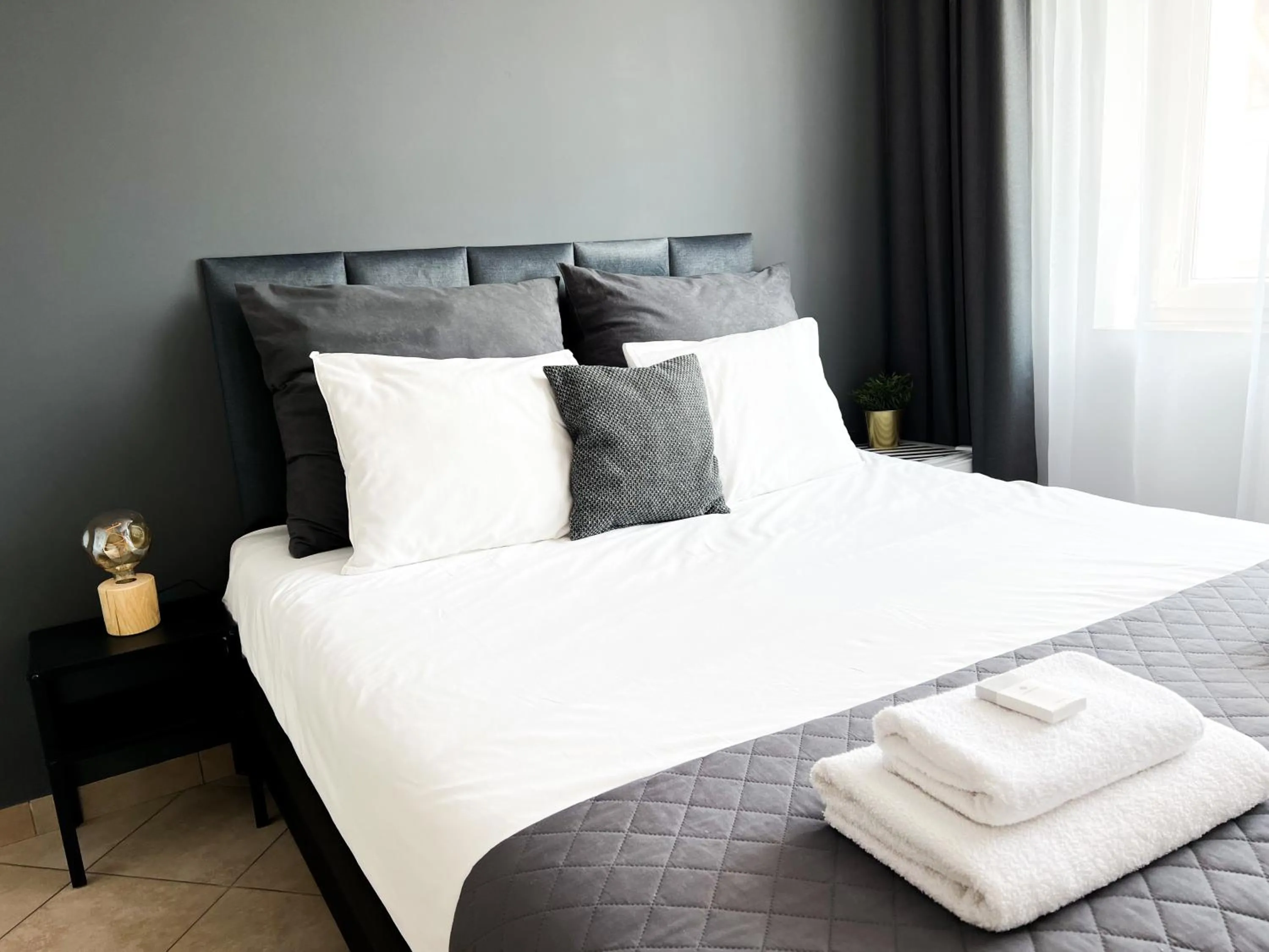 Bed in Pokoje Gościnne Przy Molo