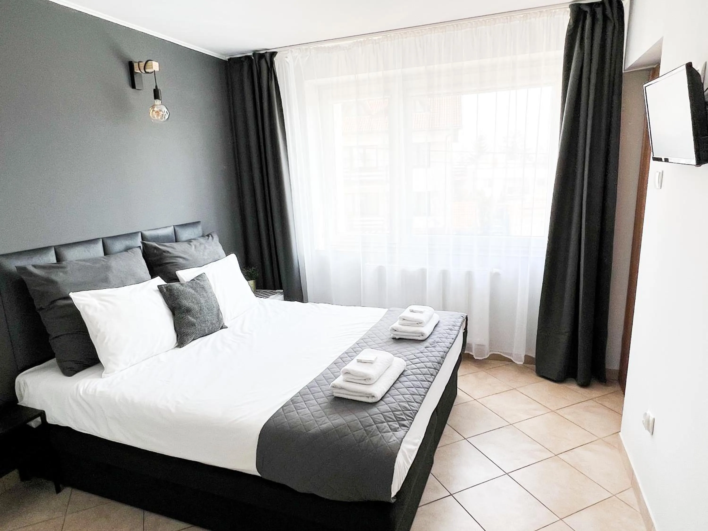 Bed in Pokoje Gościnne Przy Molo