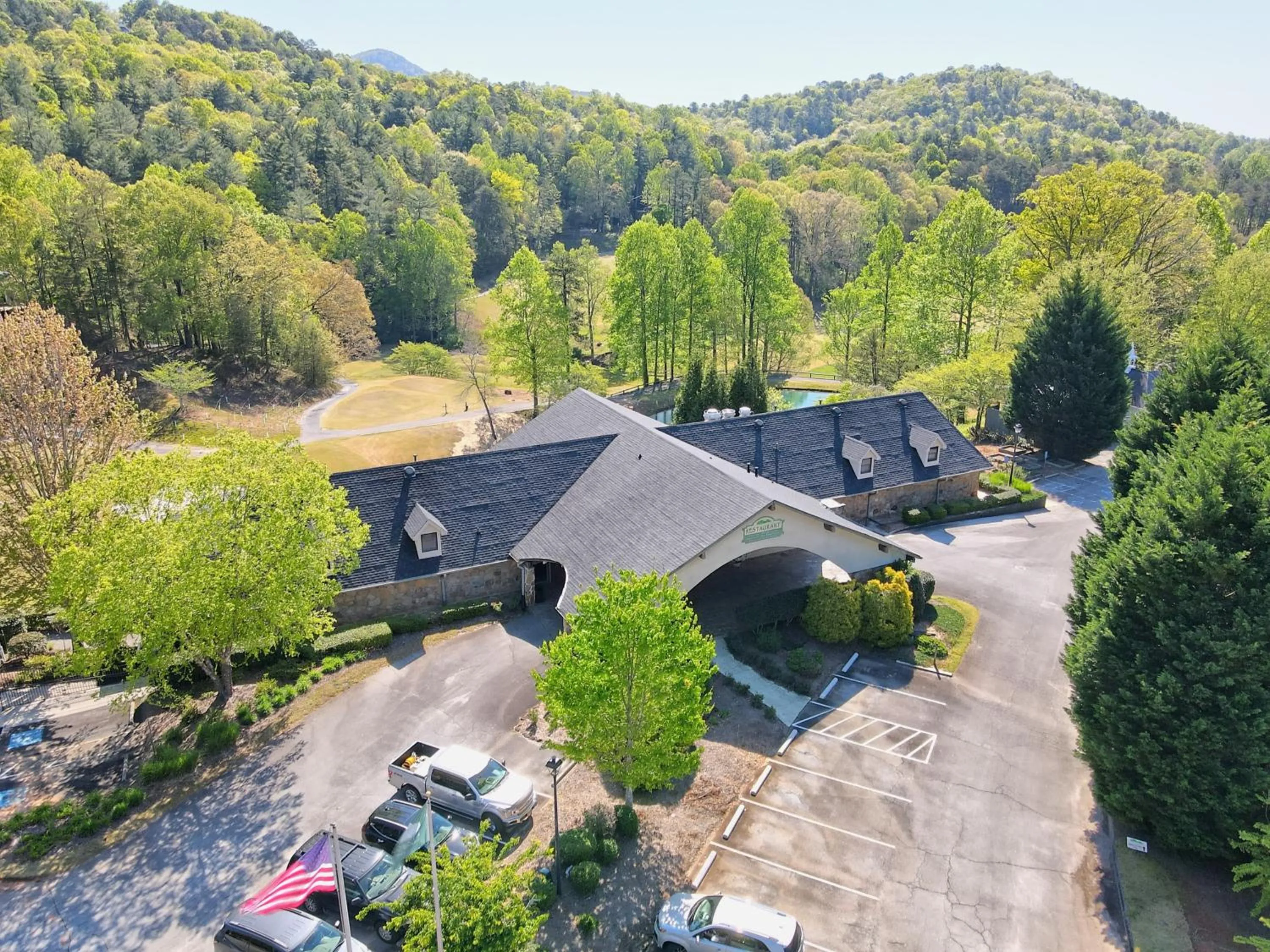 Bird's eye view in Kingwood Resort & Golf Club