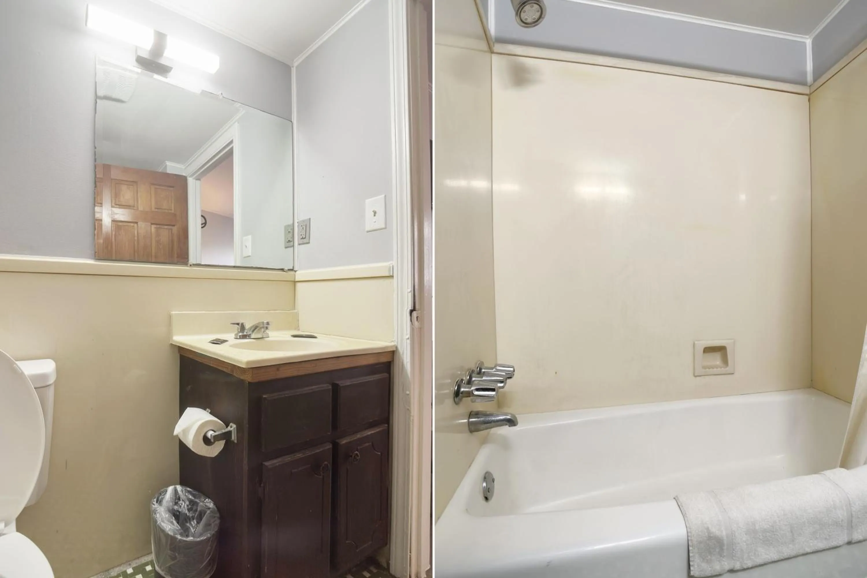 Bathroom in Bama Motel Mobile I-65 & US-90