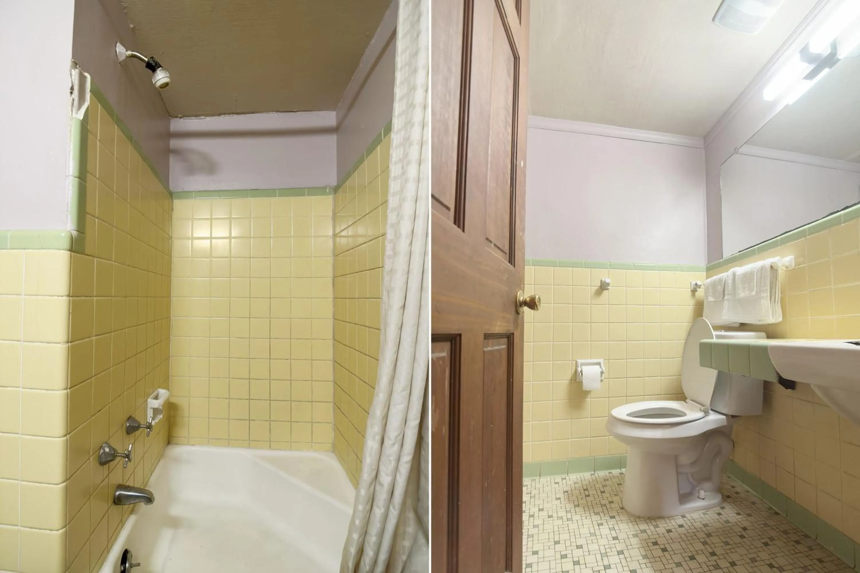 Bathroom in Bama Motel Mobile I-65 & US-90