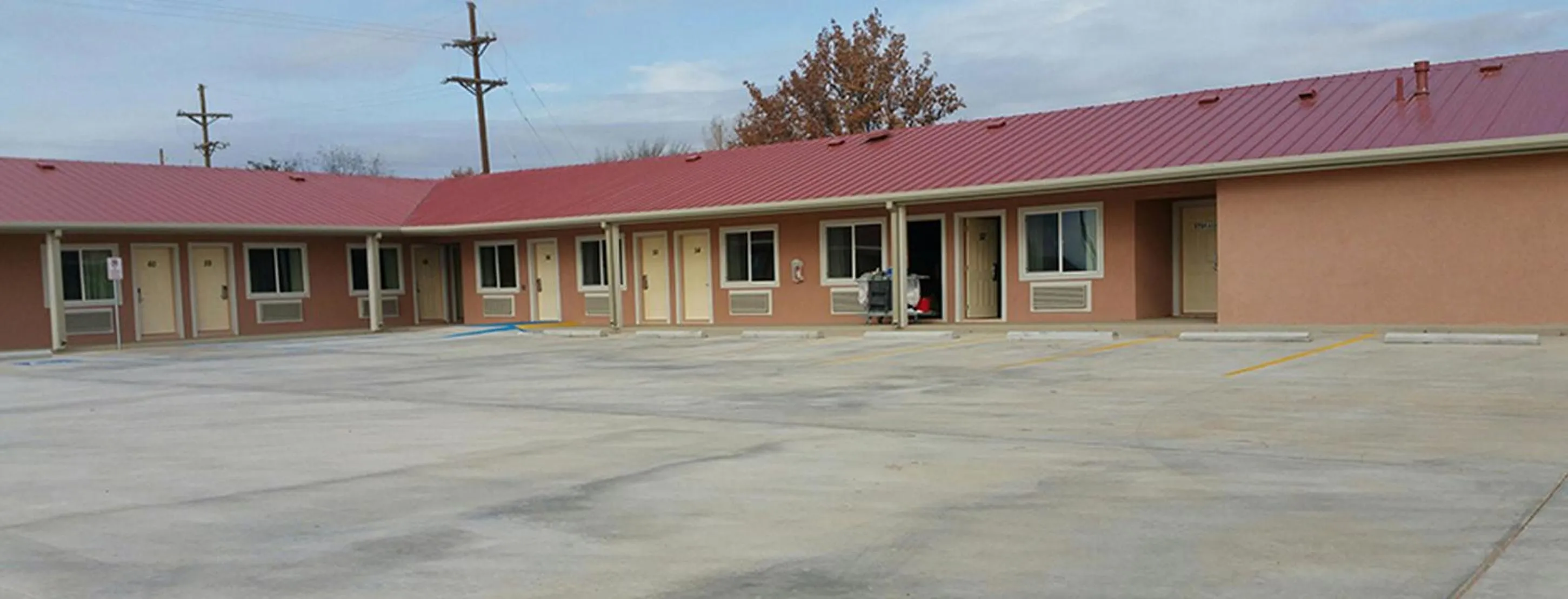 Property building in Denver City Motel