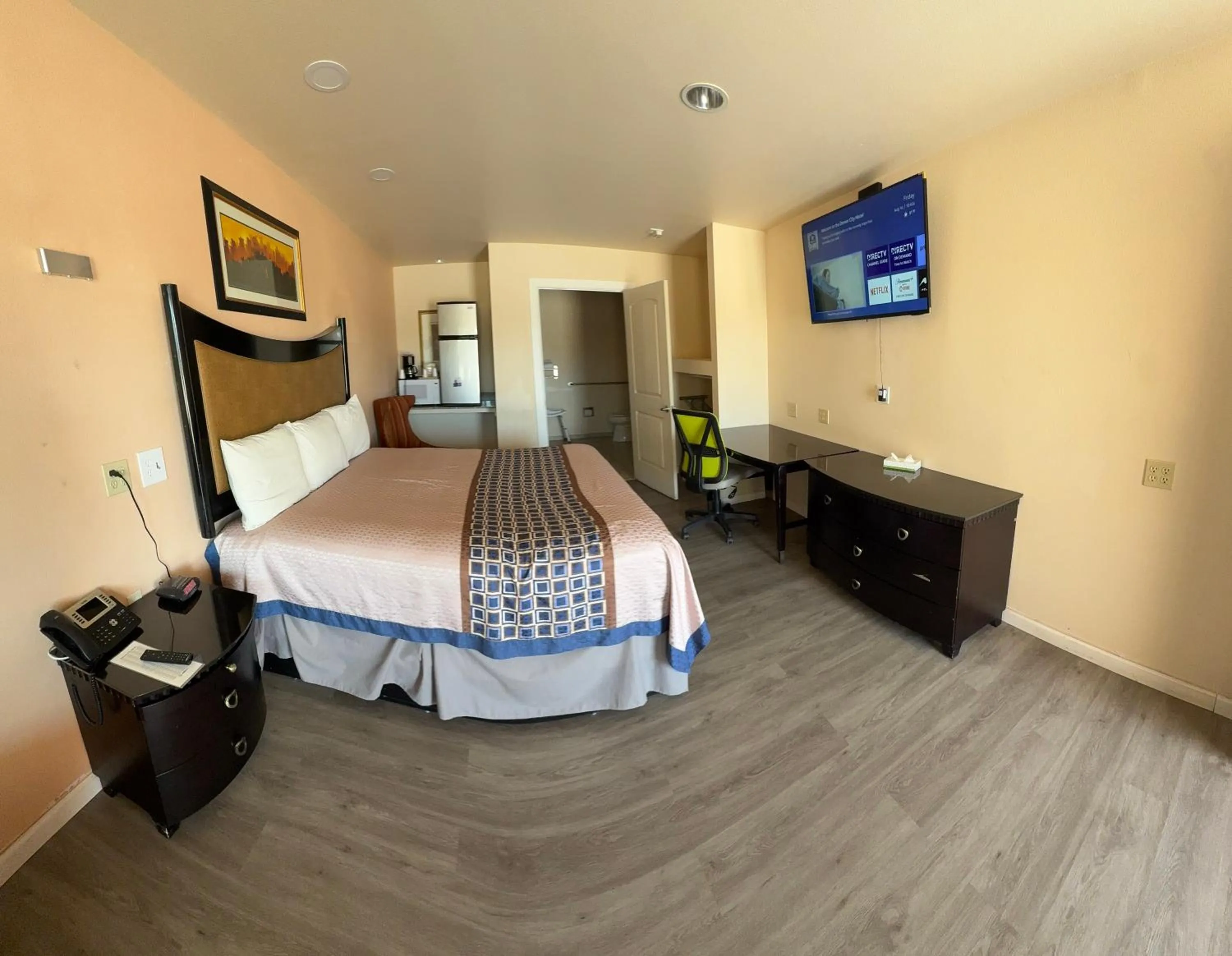 Bed in Denver City Motel