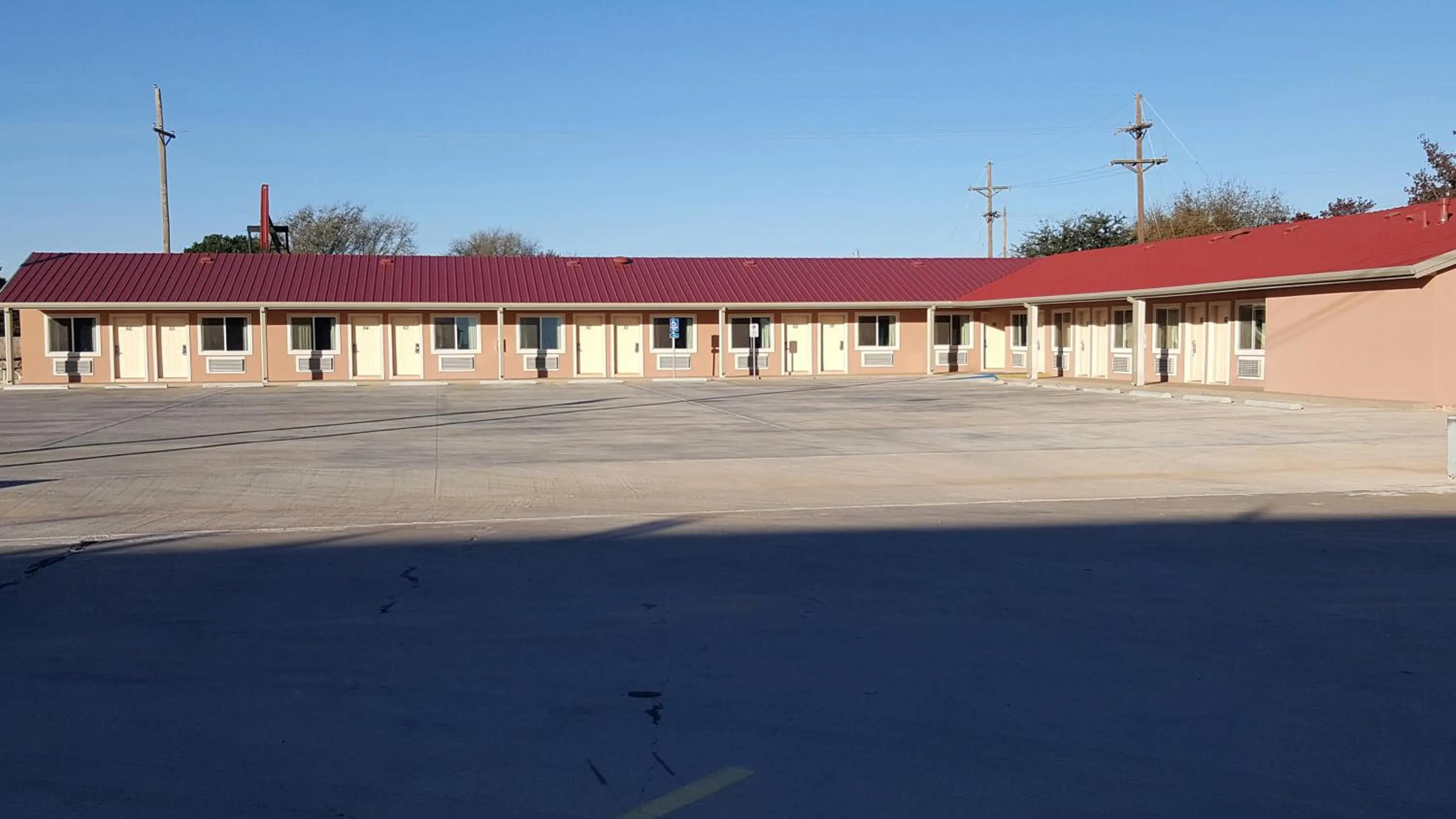 Property building in Denver City Motel