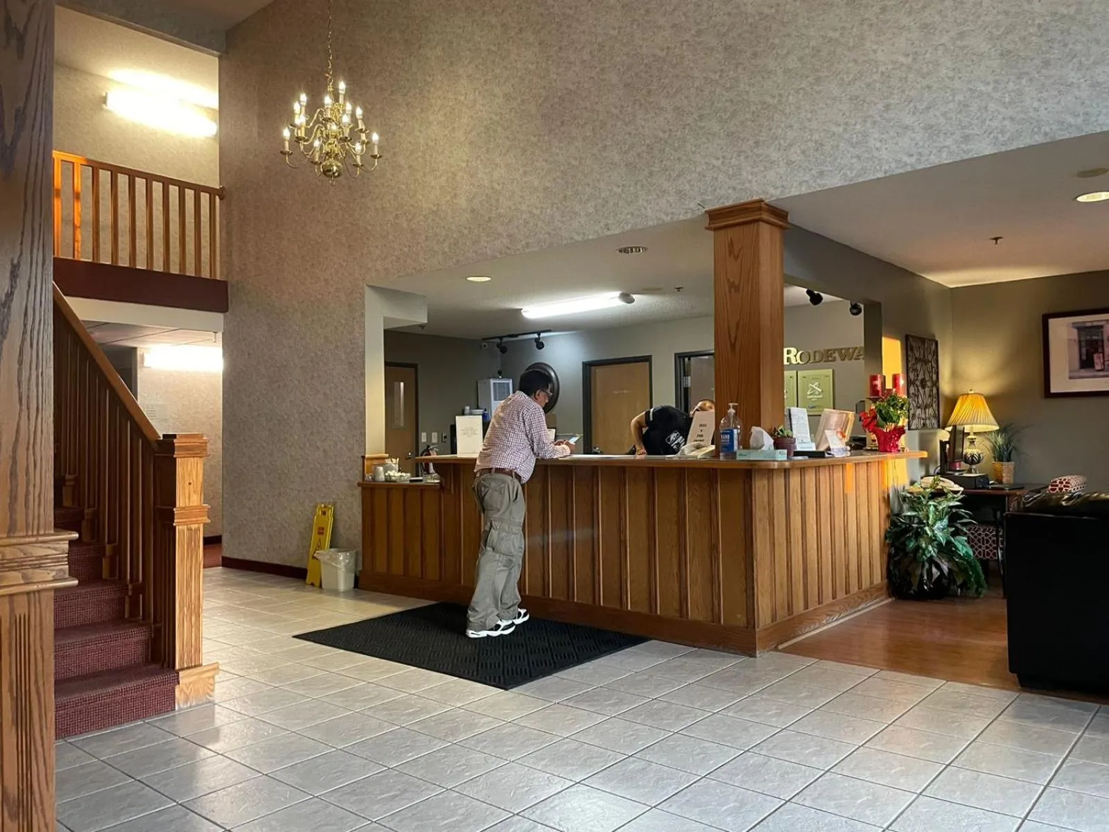 Lobby or reception in Rodeway Inn Holdrege