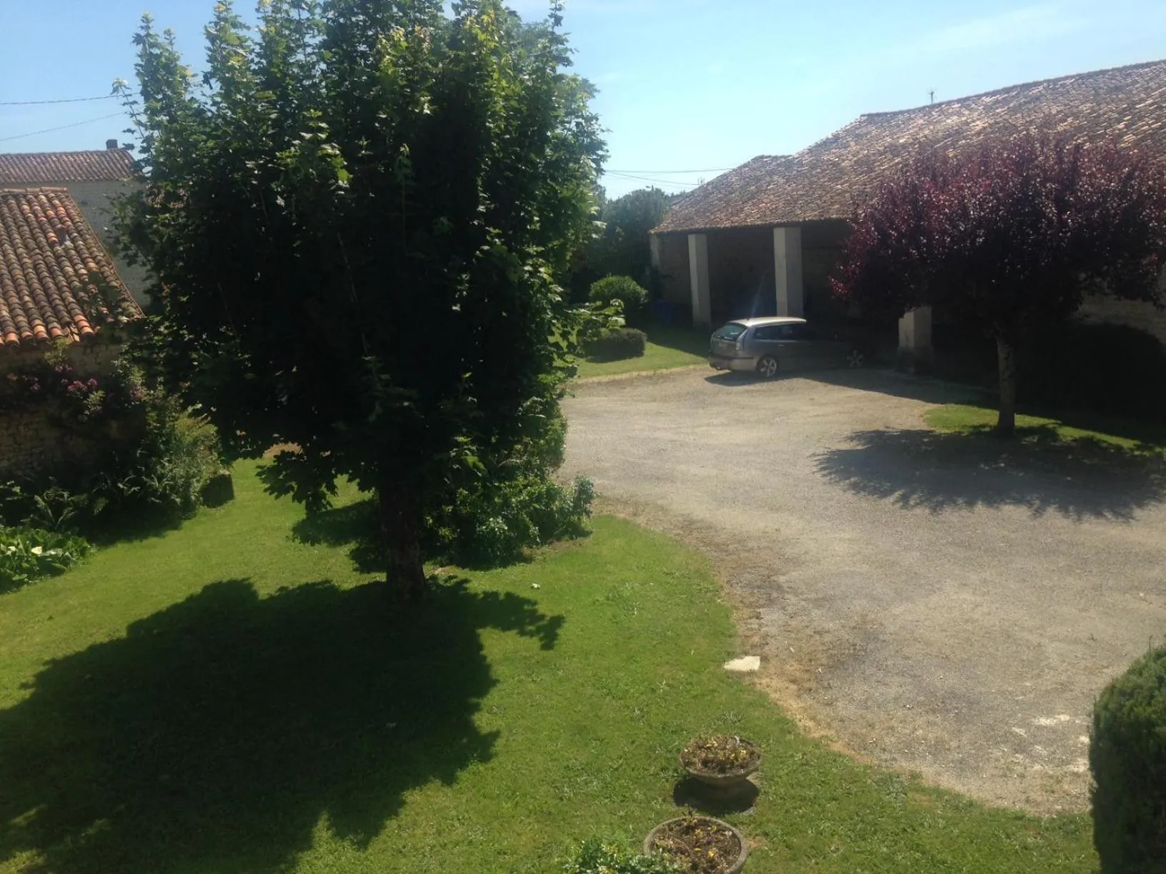 Garden view in Au Chiron