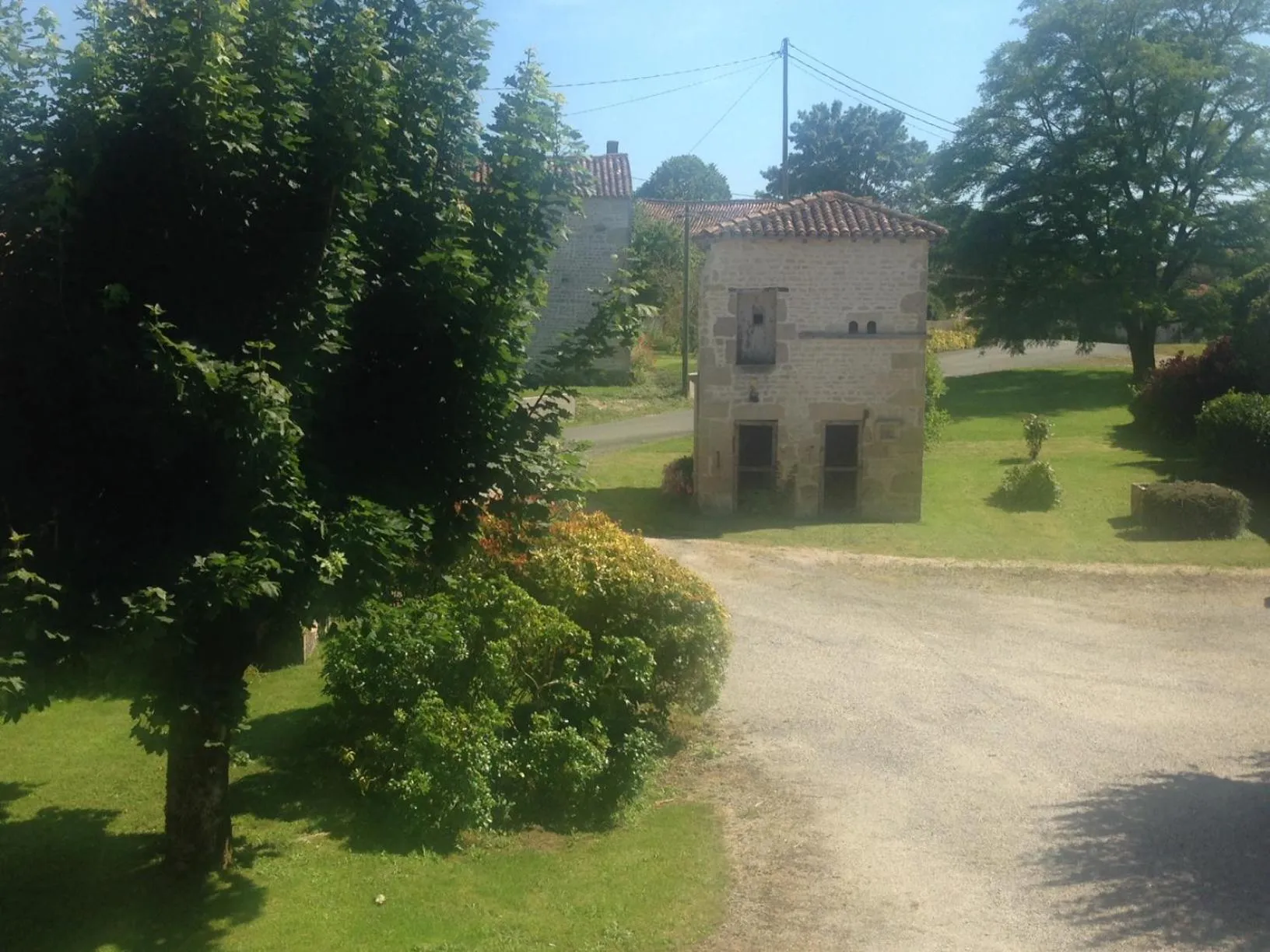 Garden view in Au Chiron