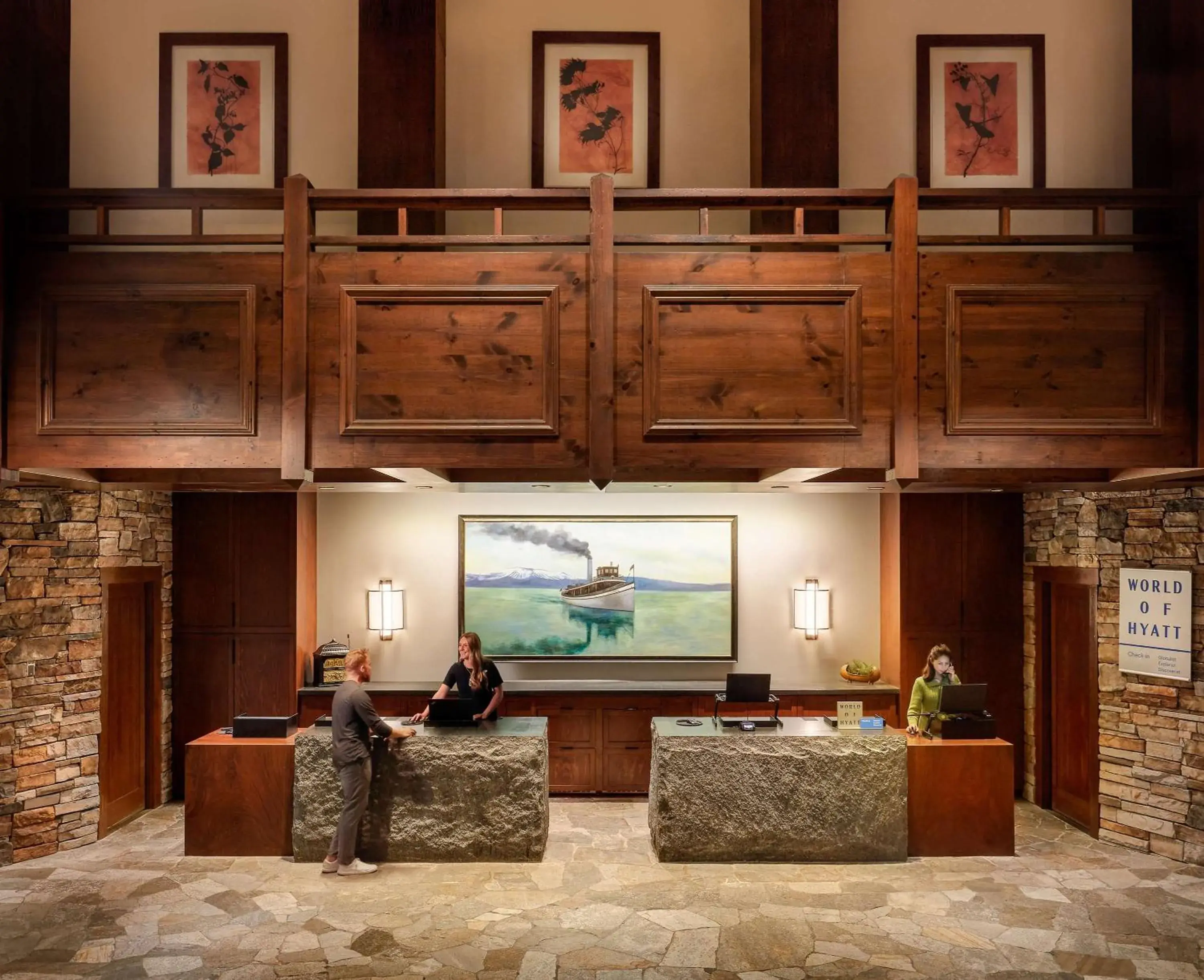 Lobby or reception in Hyatt Regency Lake Tahoe Resort, Spa & Casino Lobby or reception in Hyatt Regency Lake Tahoe Resort, Spa & Casino