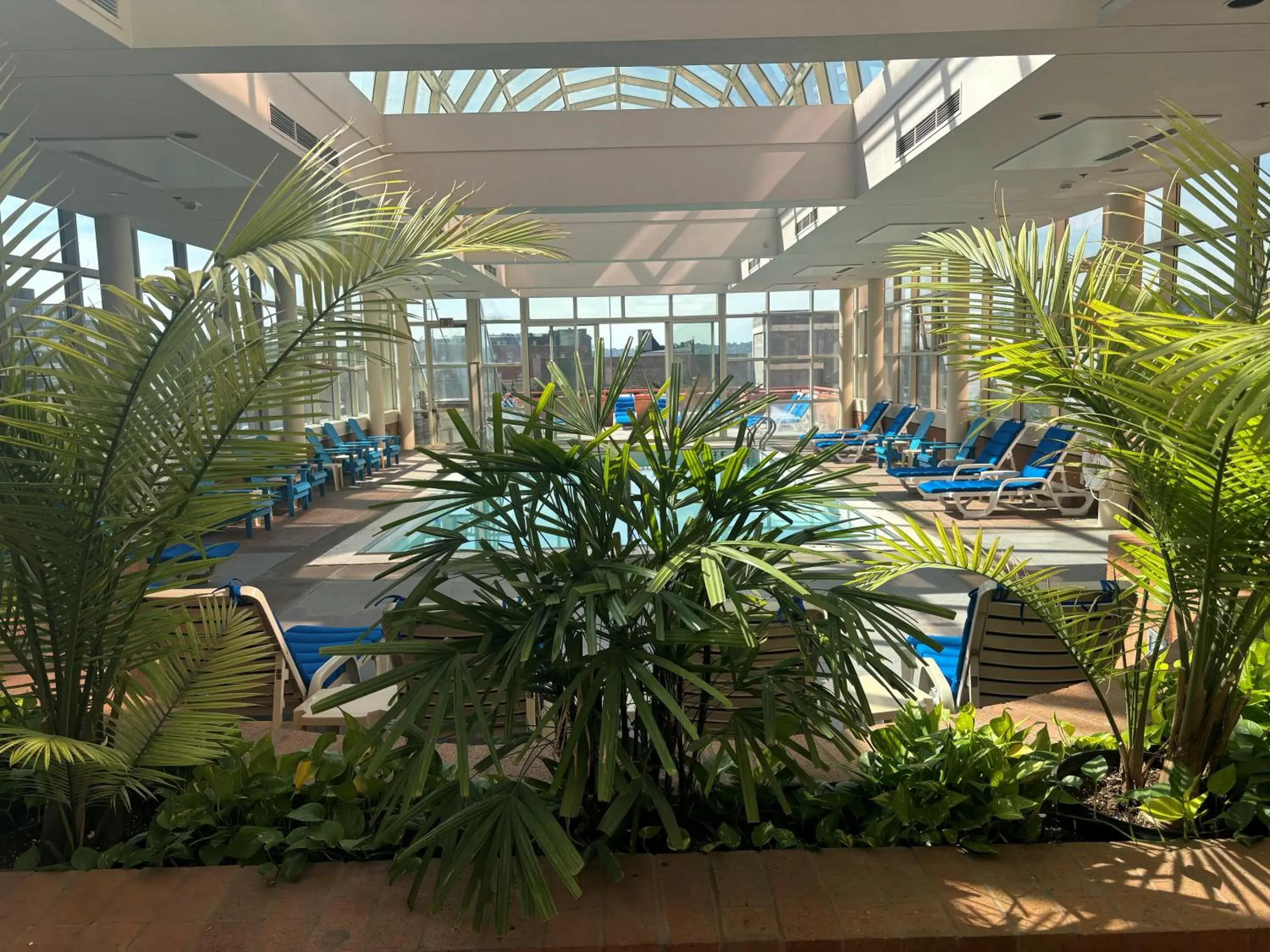 Swimming pool in Hyatt Regency Cincinnati Swimming pool in Hyatt Regency Cincinnati