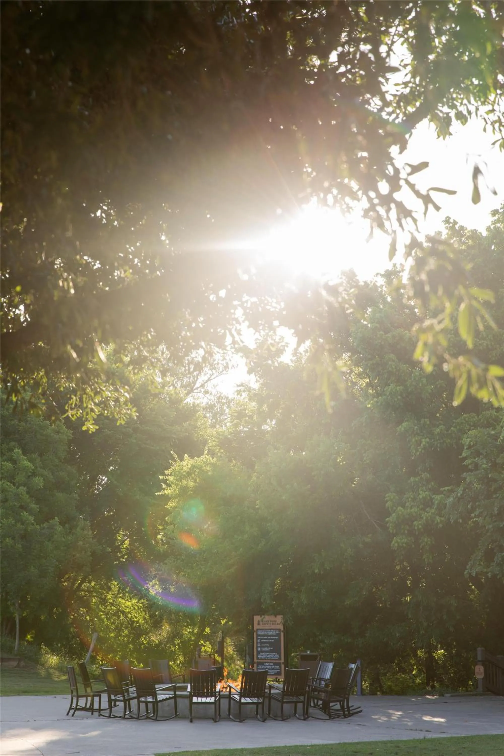Patio in Hyatt Regency Lost Pines Resort and Spa