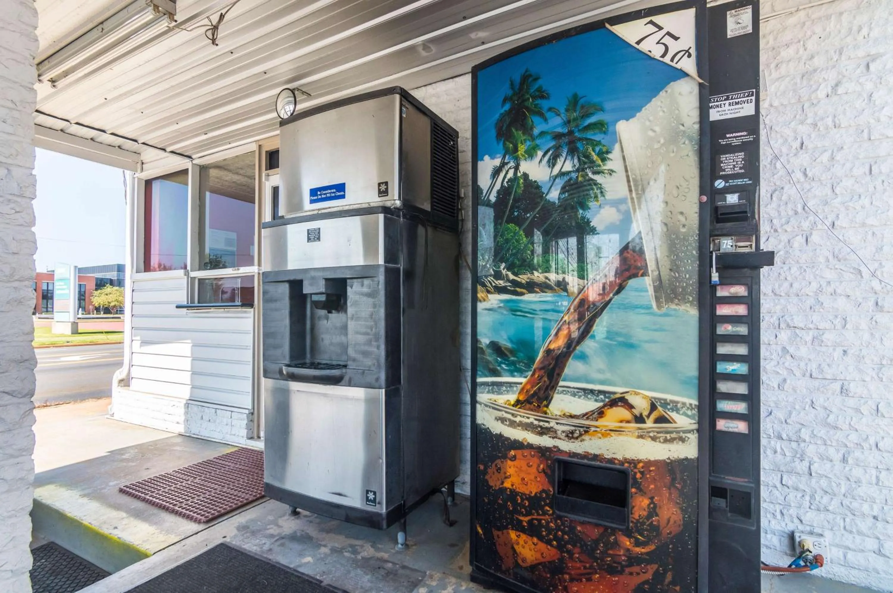 On site in Trade Wind Motel