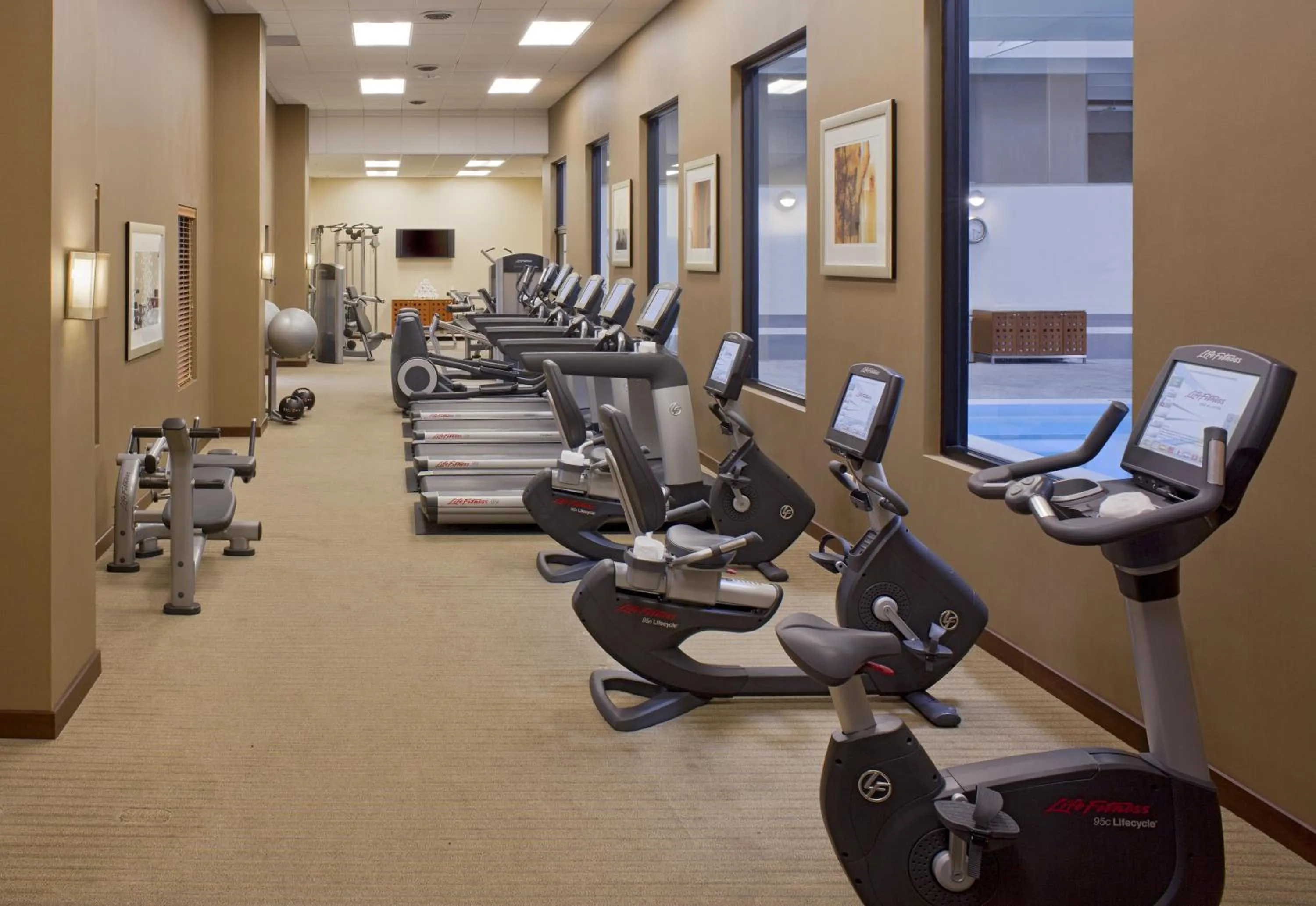 Fitness centre/facilities in Grand Hyatt Denver