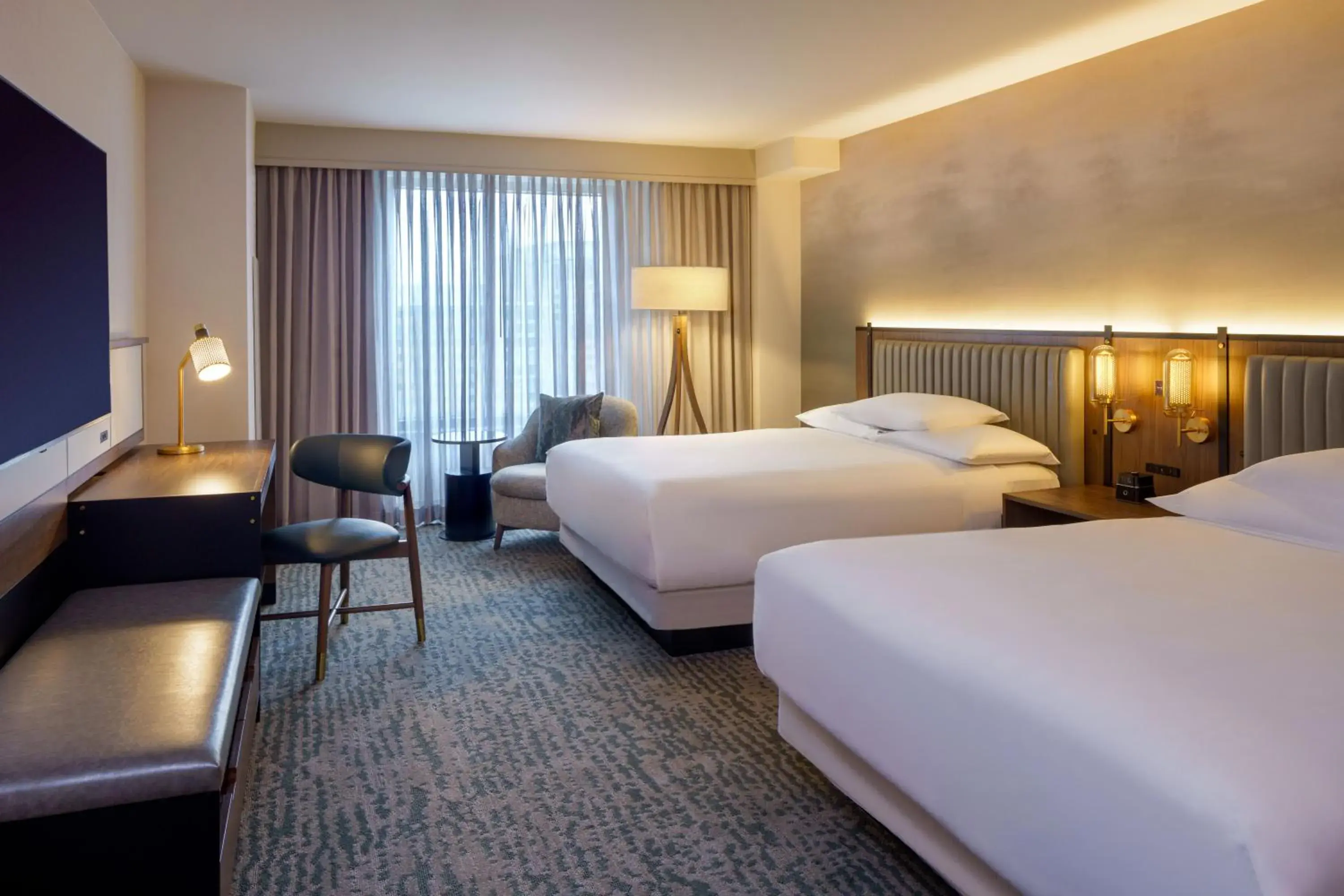 Queen Room with Two Queen Beds and Accessible Shower - Disability Access in Hyatt Regency Reston Queen Room with Two Queen Beds and Accessible Shower - Disability Access in Hyatt Regency Reston