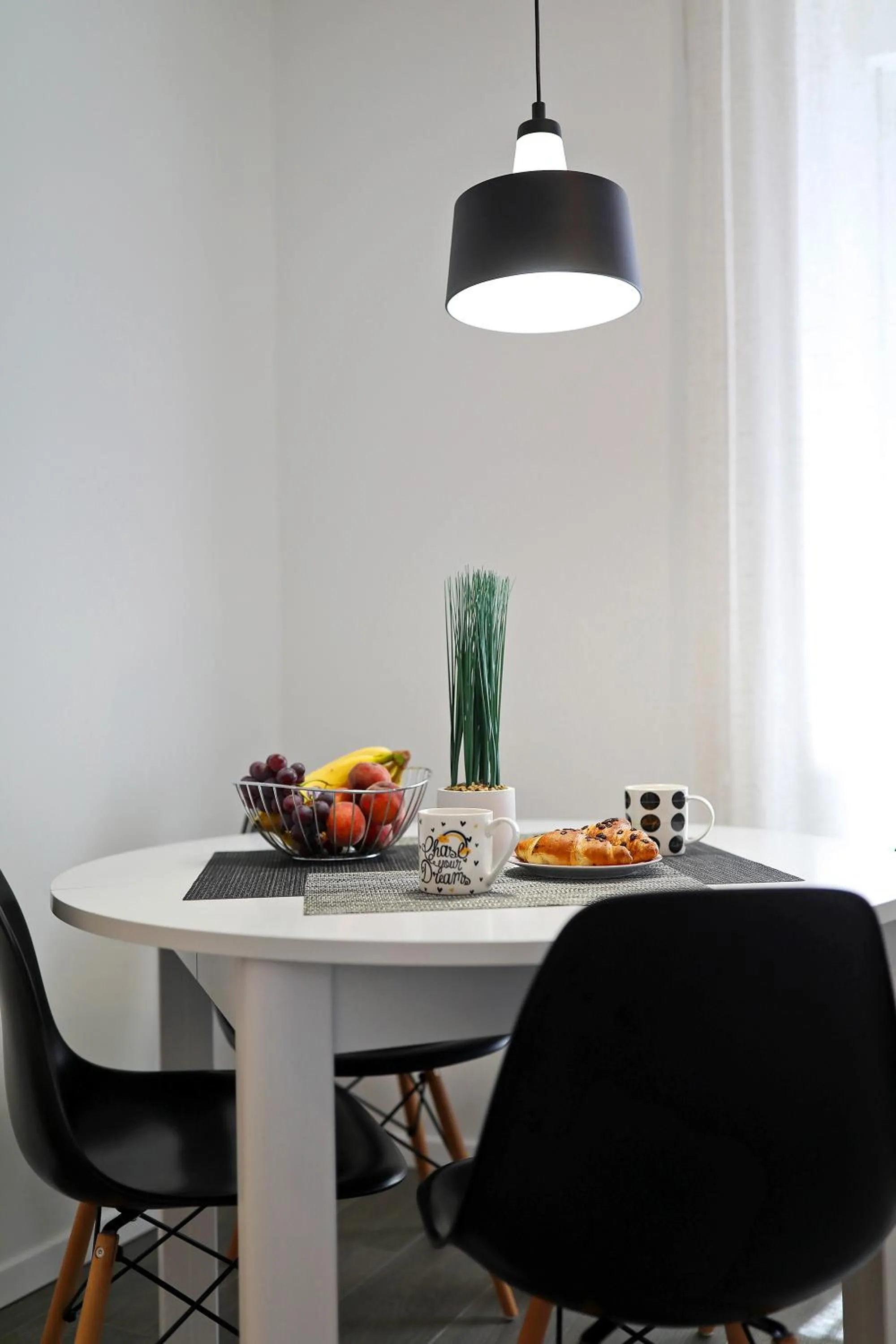 Dining area in Pyrotima Apartments