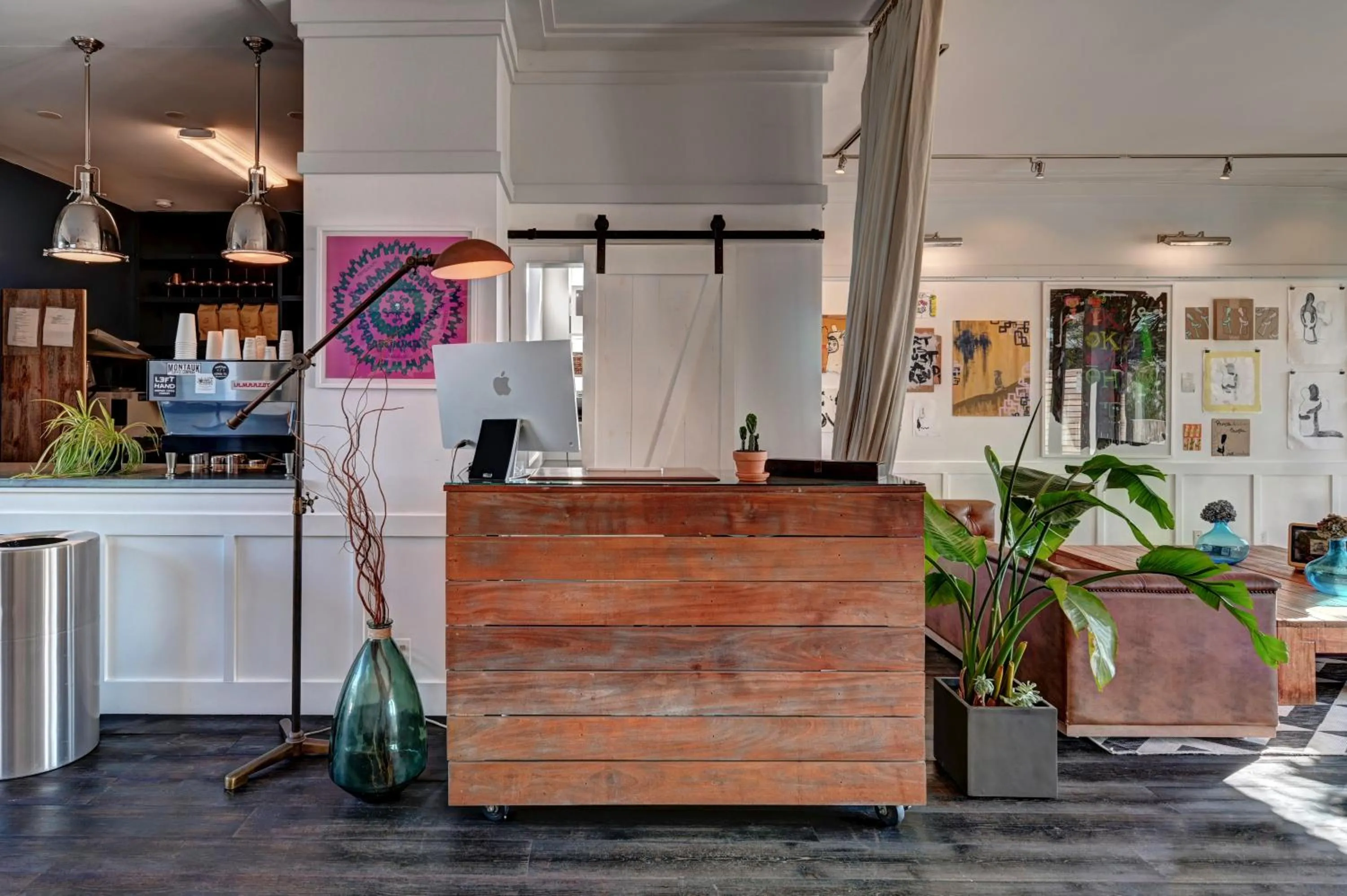 Lobby or reception in The Montauk Beach House