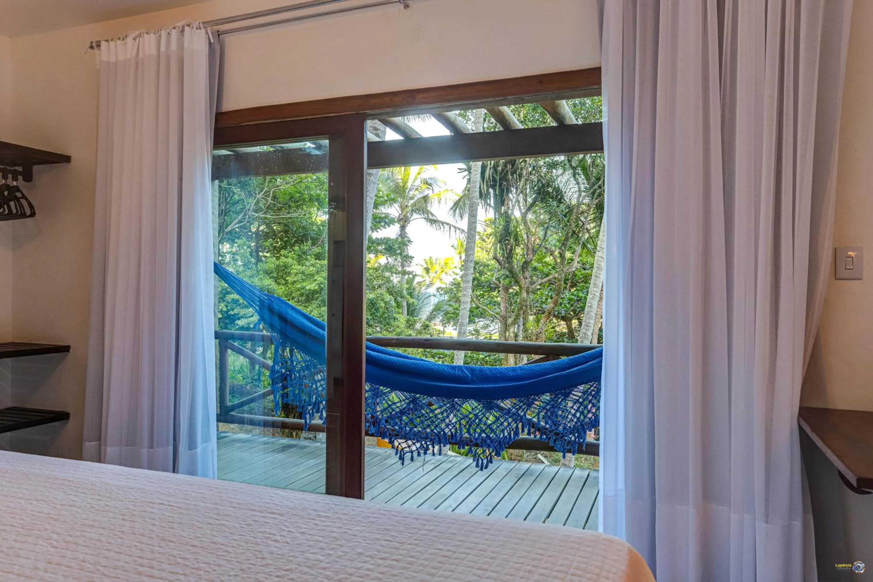 View (from property/room), Bed in São José Beach Club & Hotel