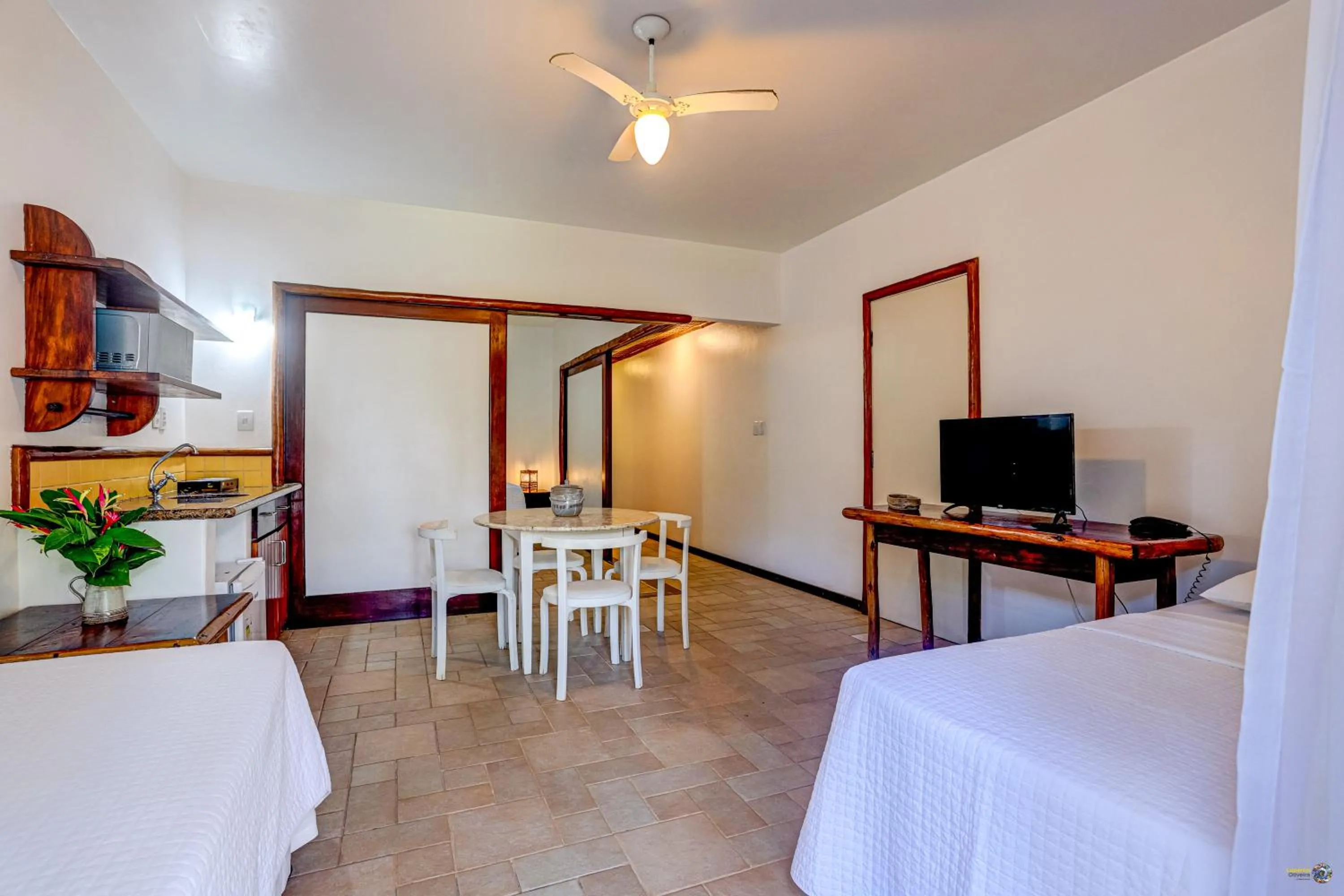 TV and multimedia, Bed in São José Beach Club & Hotel