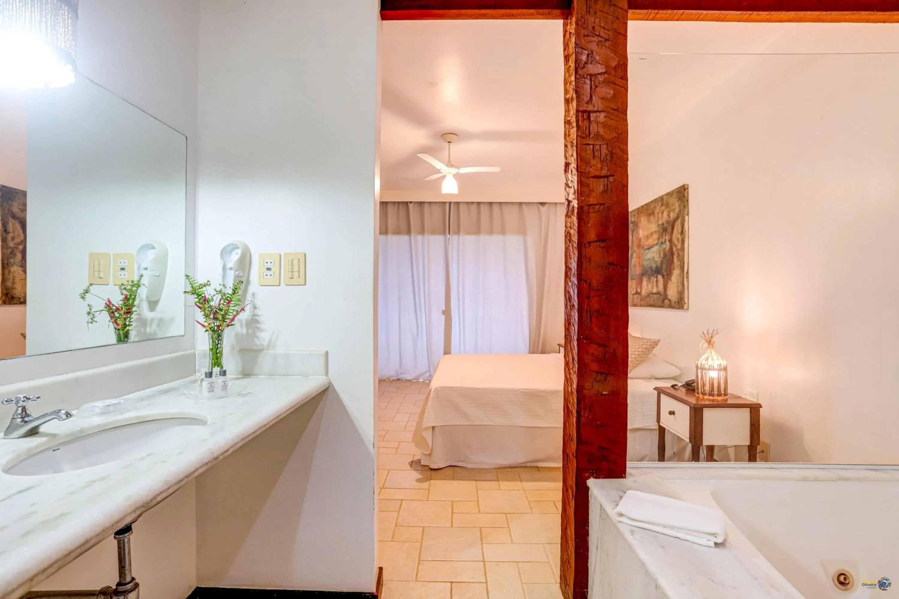 Photo of the whole room, Bed in São José Beach Club & Hotel