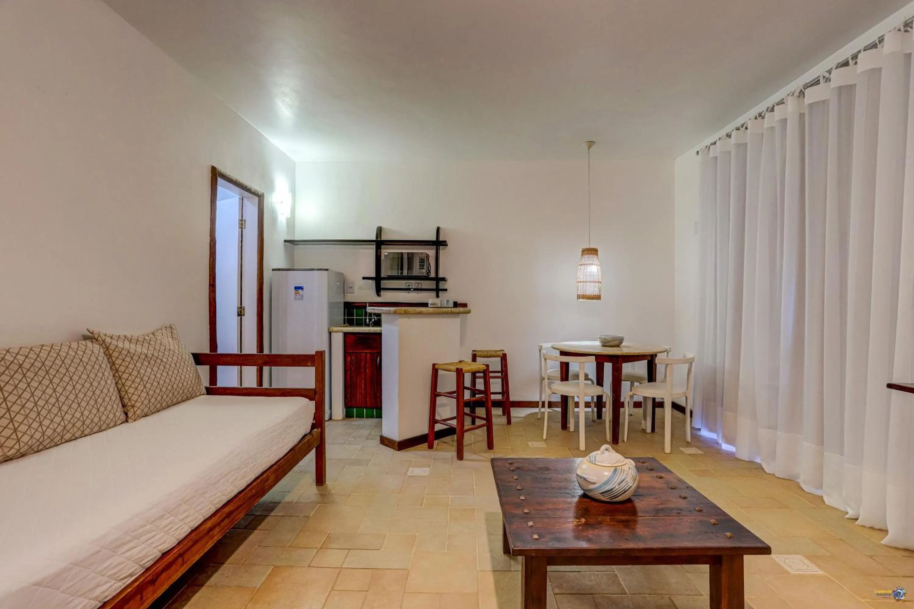 Lounge or bar, Bed in São José Beach Club & Hotel