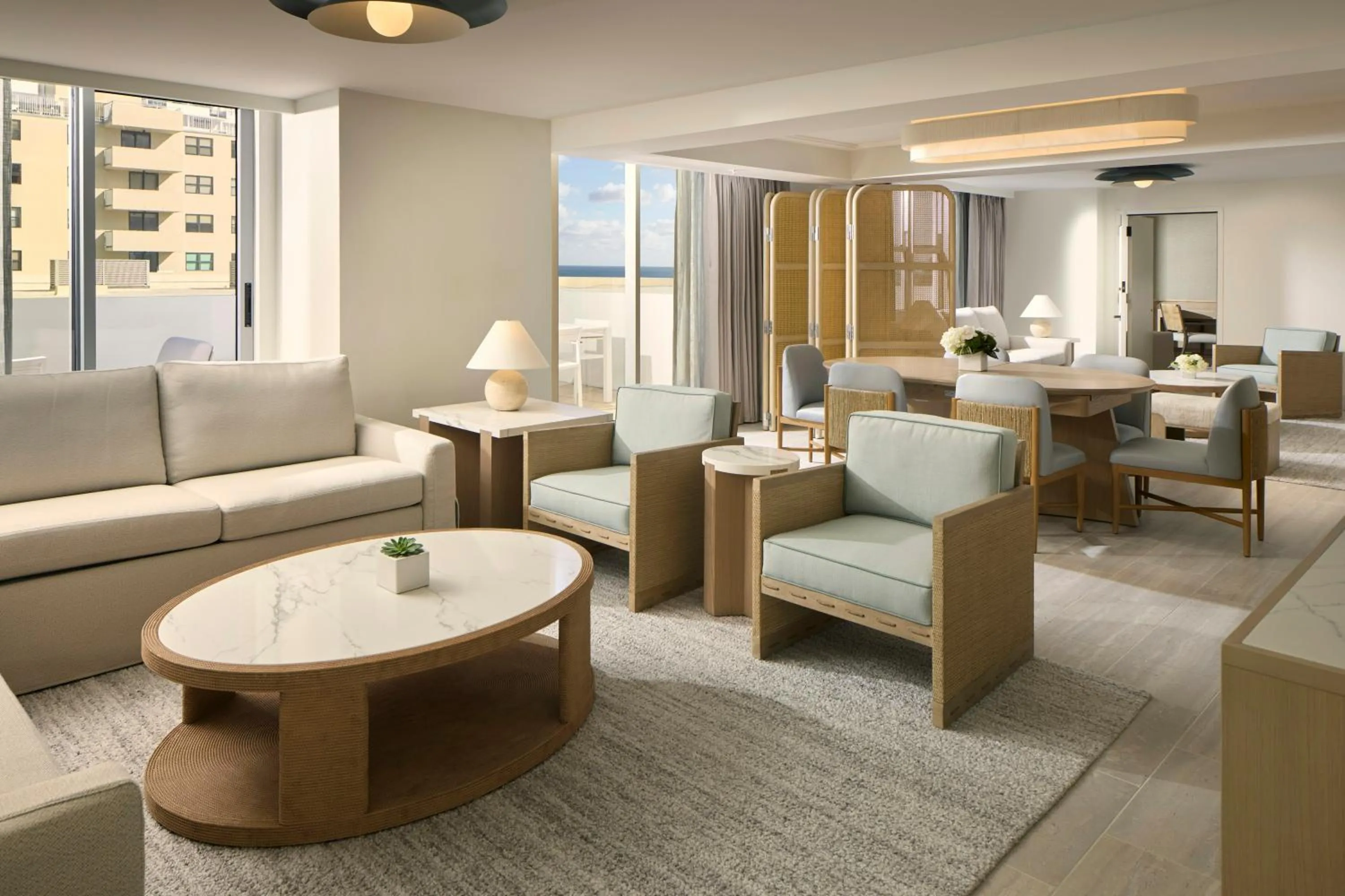 Living room in Loews Miami Beach Hotel