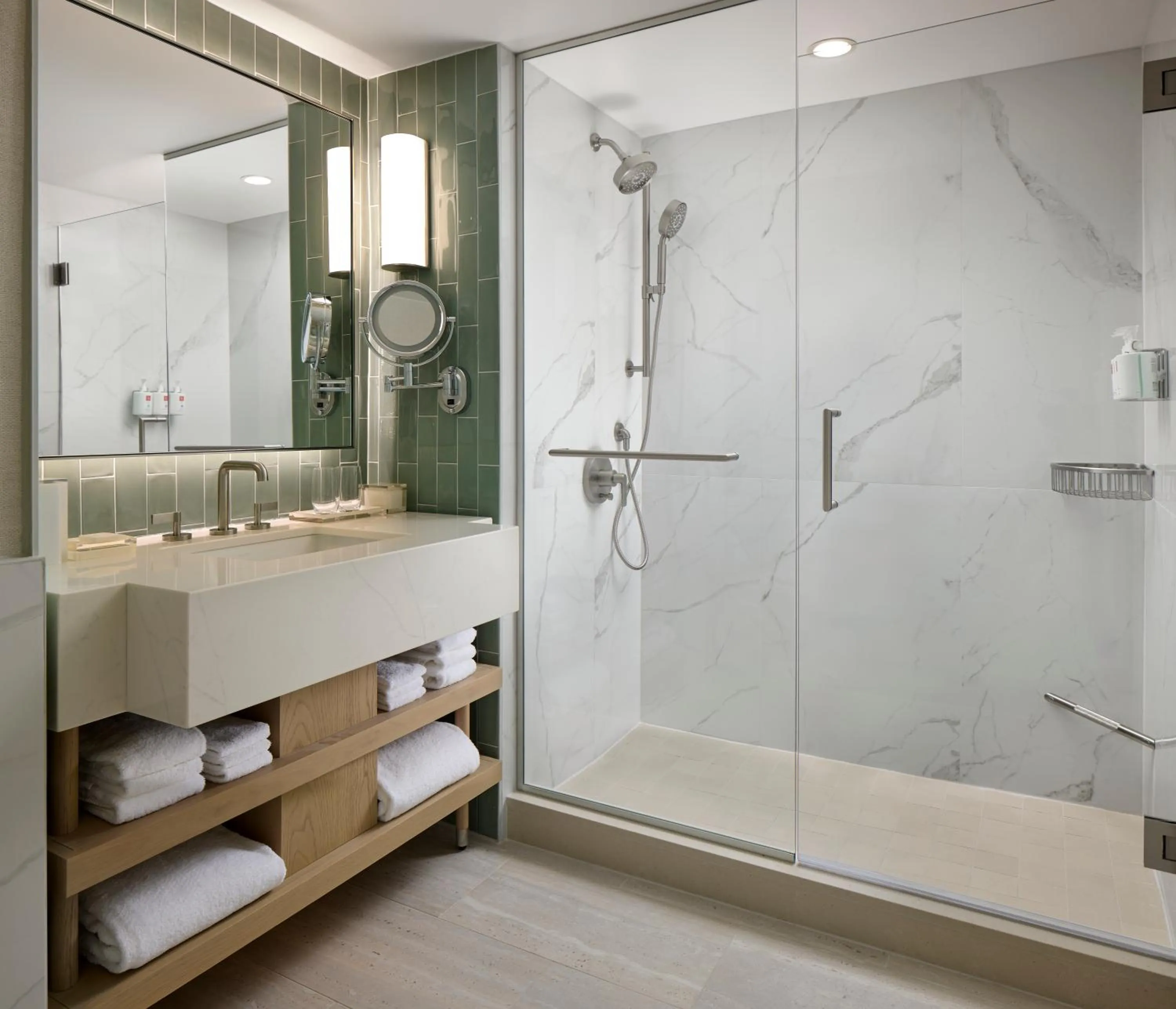 Shower in Loews Miami Beach Hotel